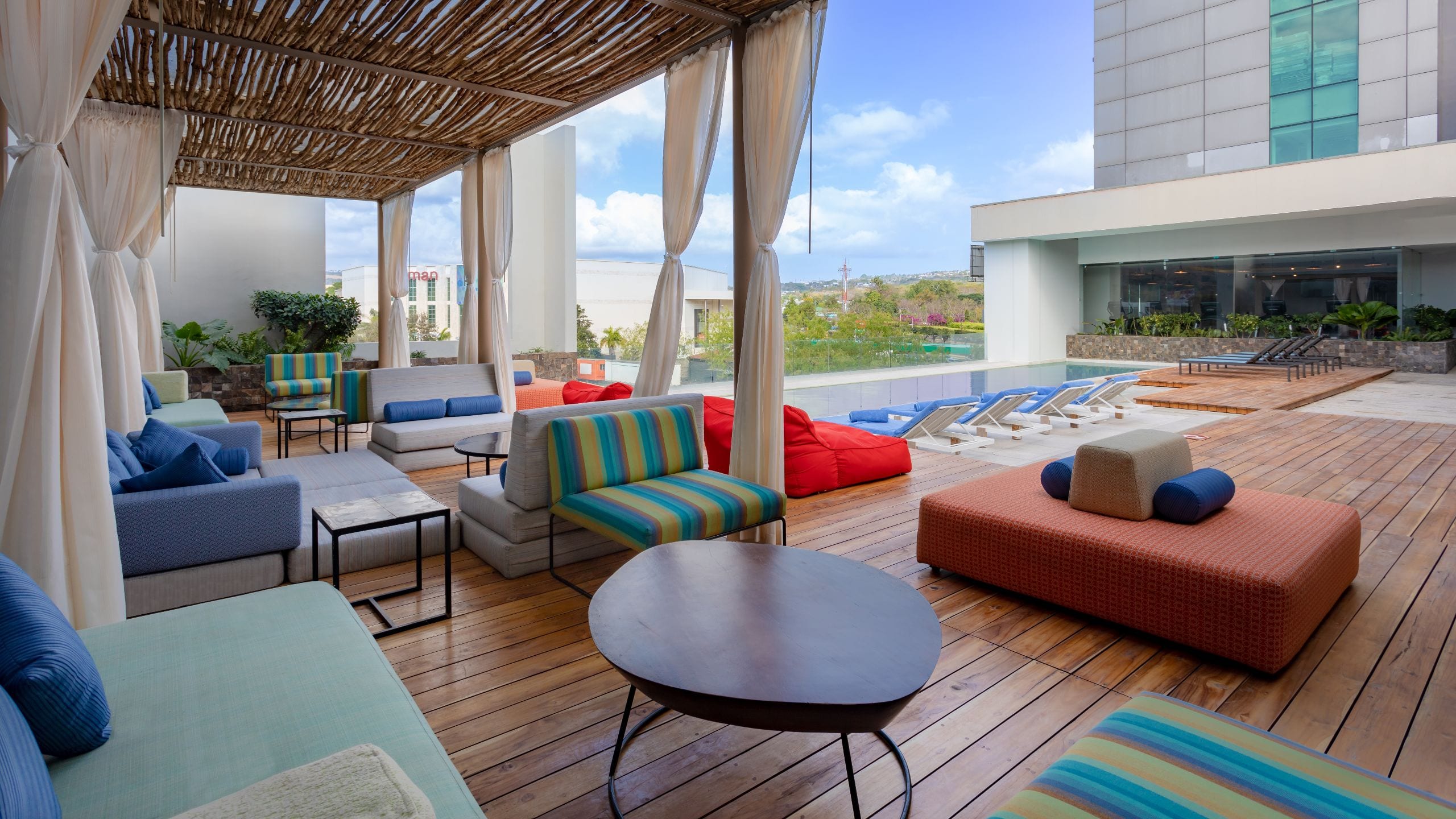 Hyatt Centric San Salvador Pool Cabanas