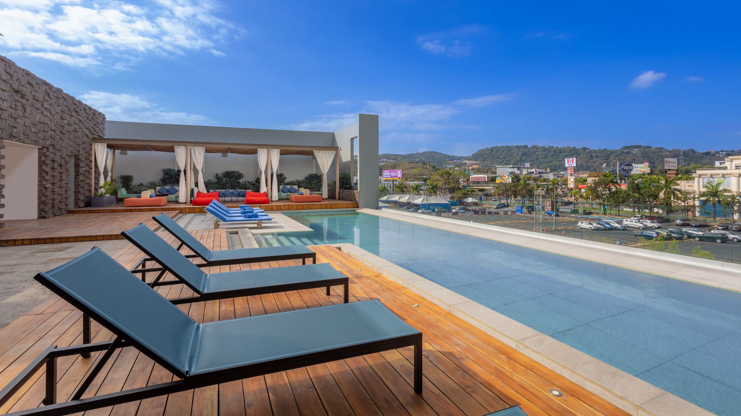 Hyatt Centric San Salvador Pool Deck Chairs