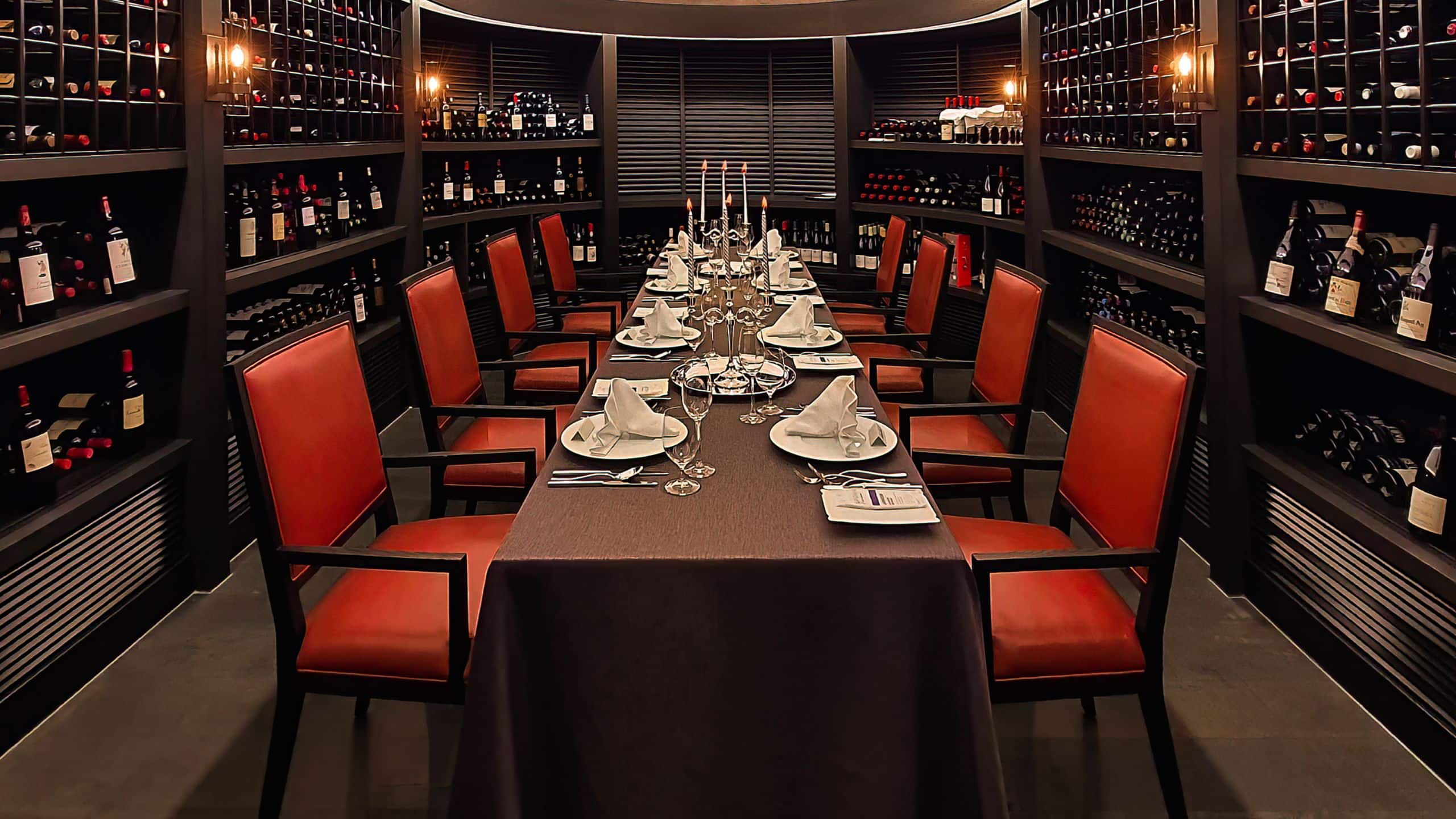 2 of 4 Park Hyatt Niseko Hanazono Wine Cellar Setup