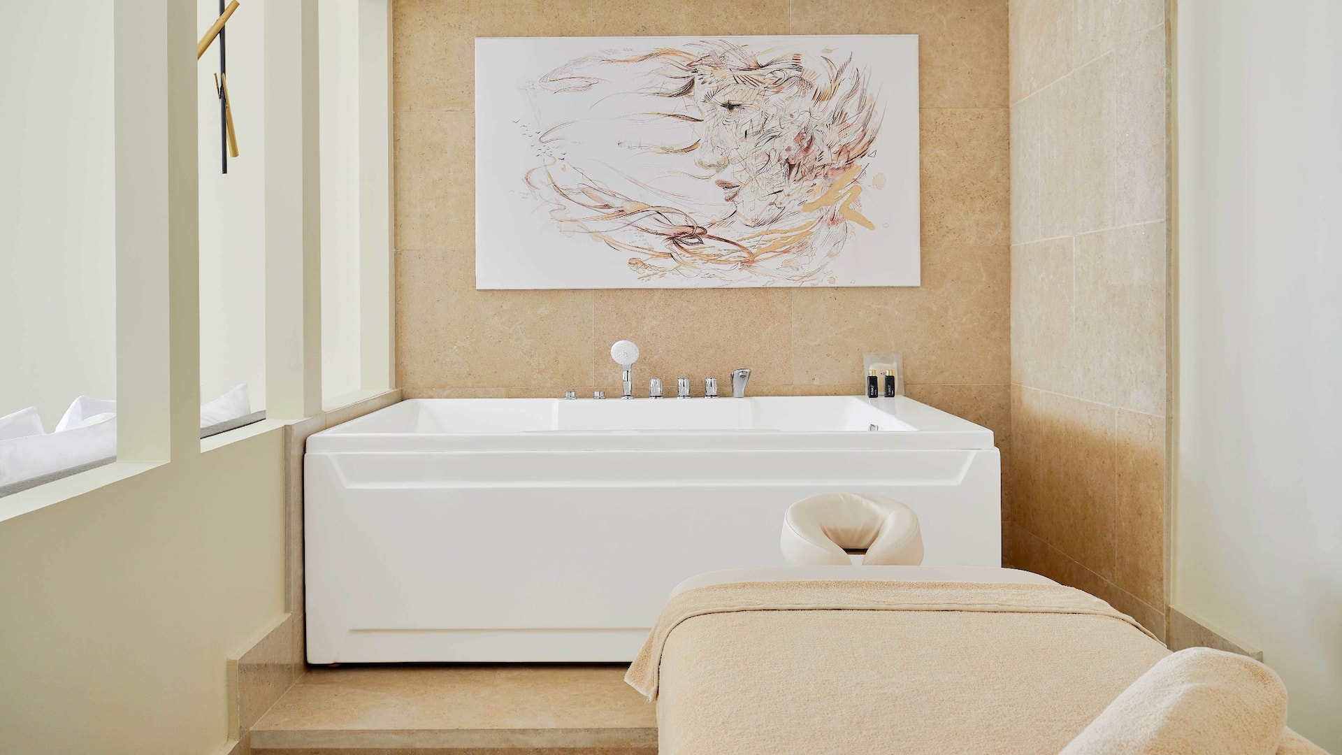 3 of 8 Hyatt Regency Cairo West Spa Room Tub Area