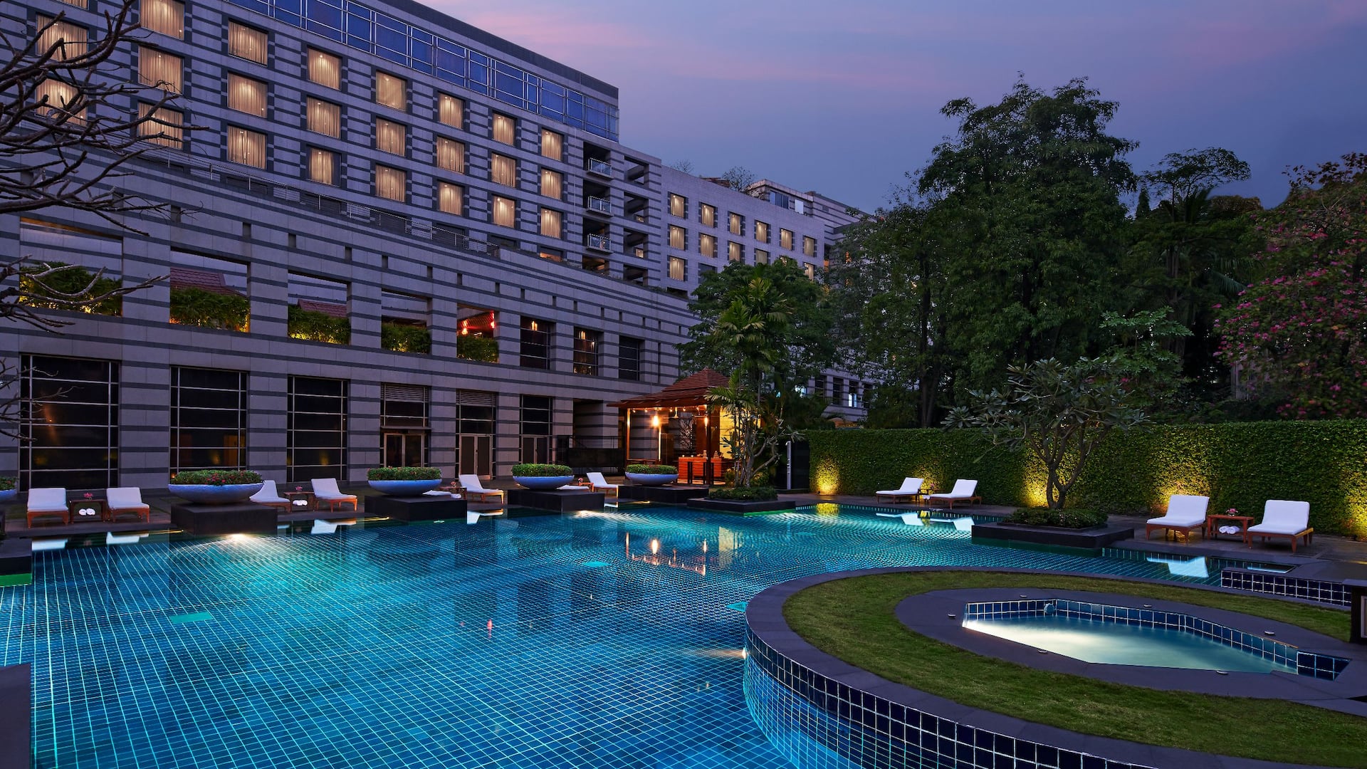 Grand Hyatt Mumbai Hotel & Residences Pool Facade View
