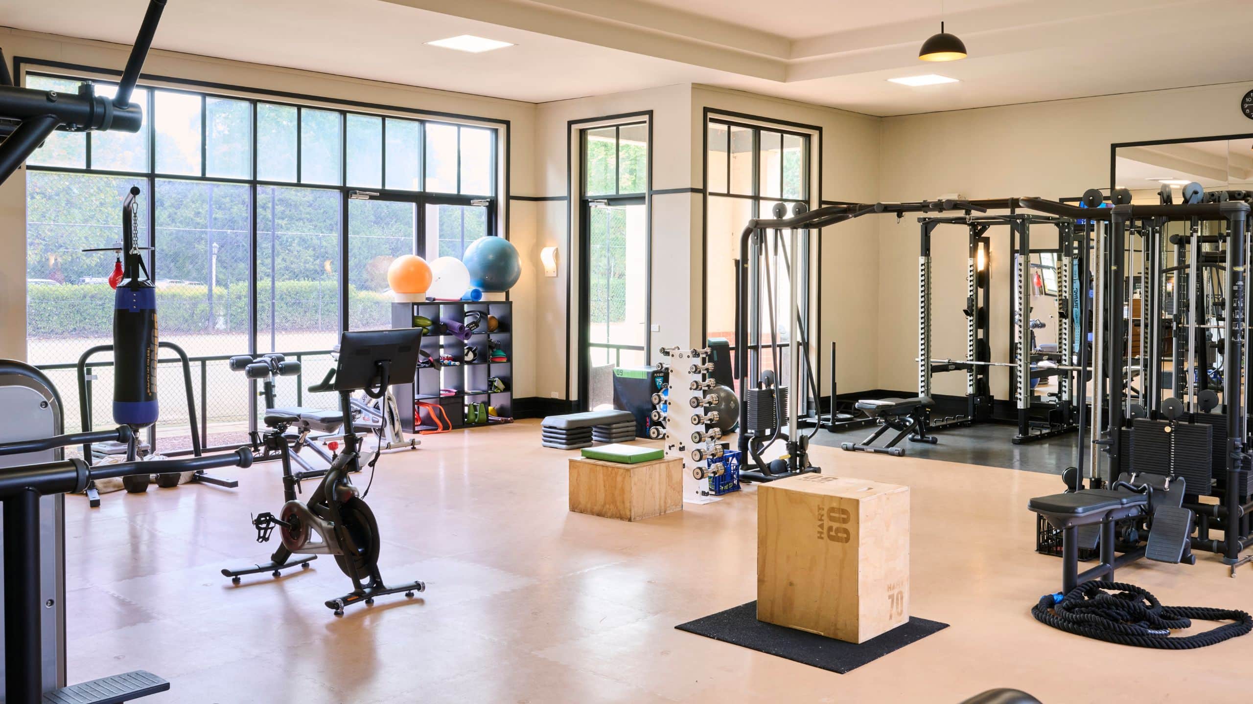 Hyatt Hotel Canberra - A Park Hyatt Hotel Gym Weights Section