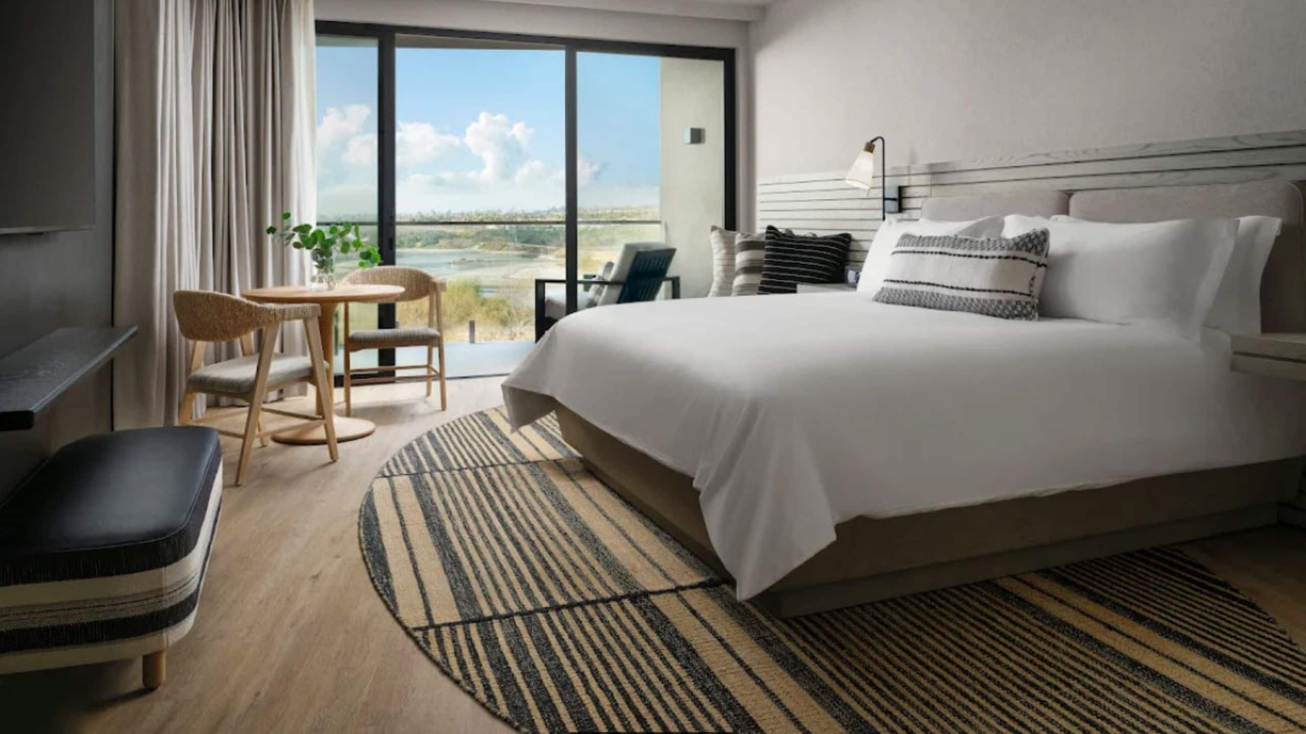 1 of 3 Alila Marea Beach Resort Encinitas One King Bed Lagoon View