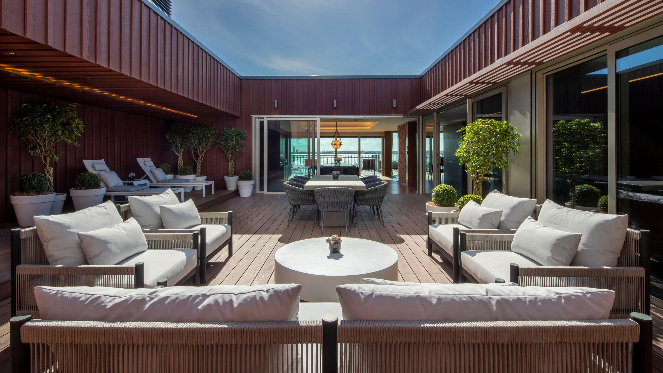Park Hyatt Auckland Presidential Suite Internal Garden Seating