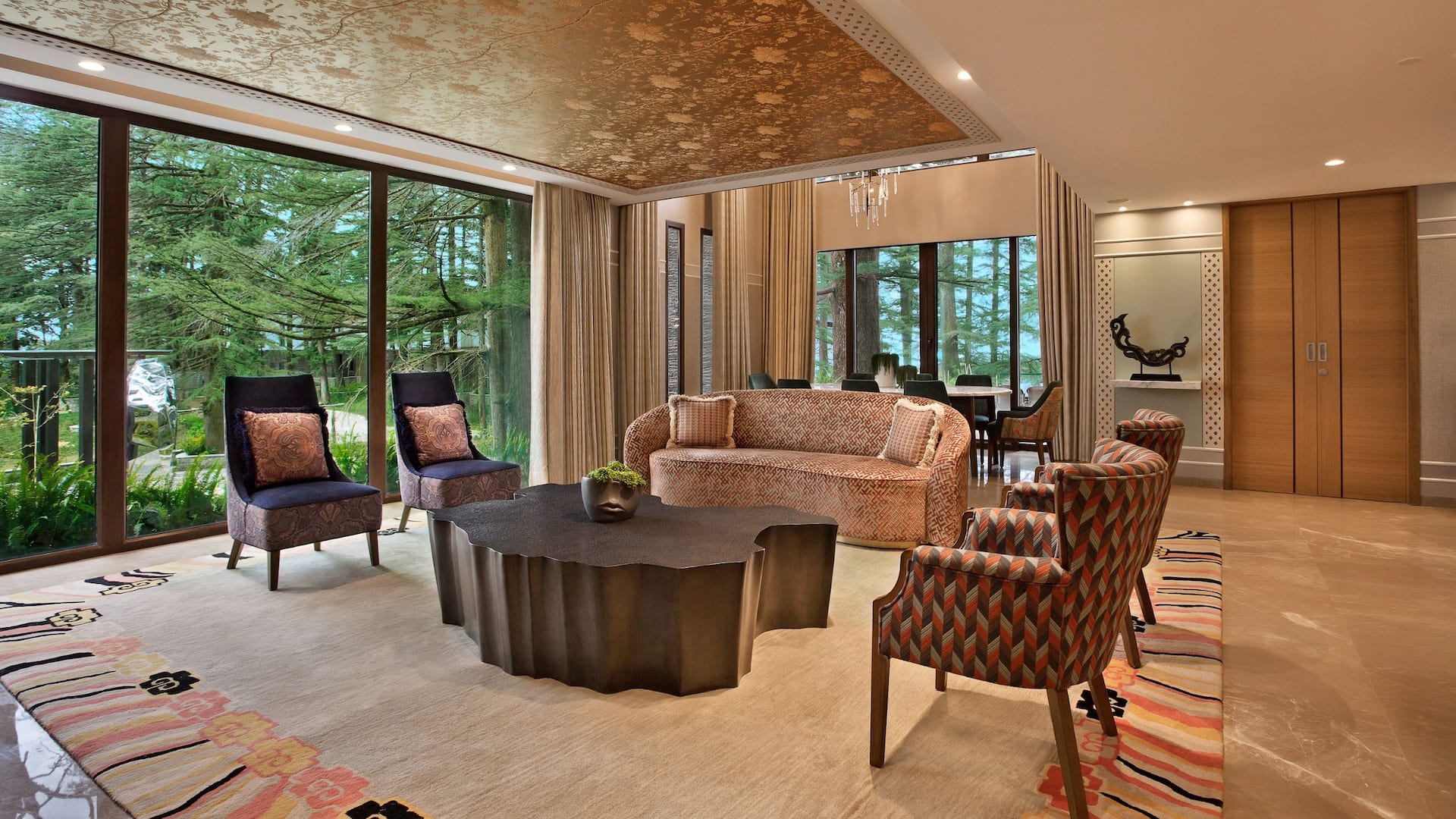 Hyatt Regency Dharamshala Resort Shanti Villa Living Room