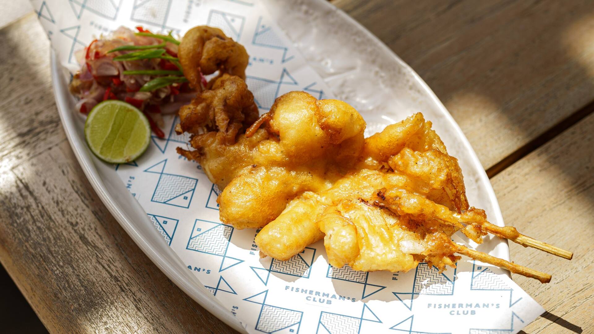 Seafood menu restaurant Andaz Bali