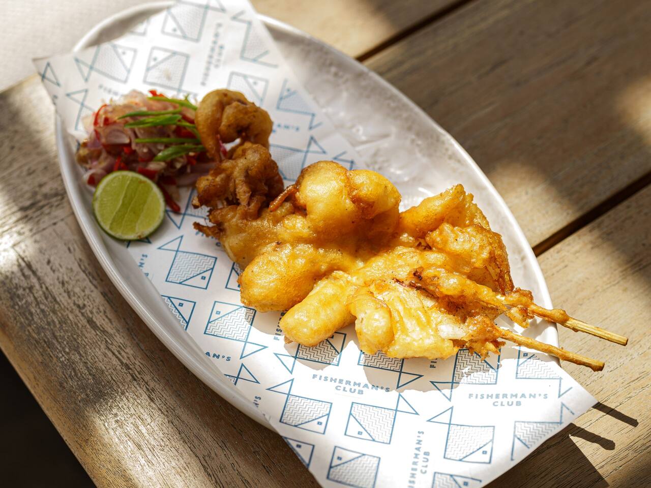 Seafood menu restaurant Andaz Bali