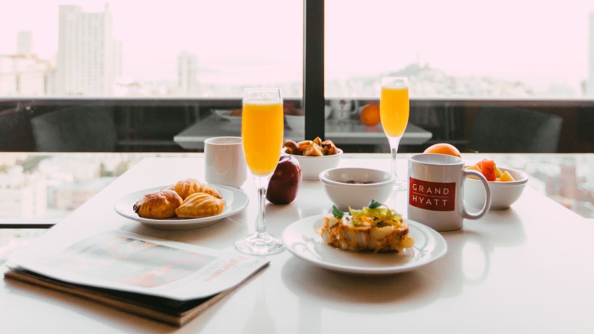 Grand Hyatt San Francisco Breakfast Spread