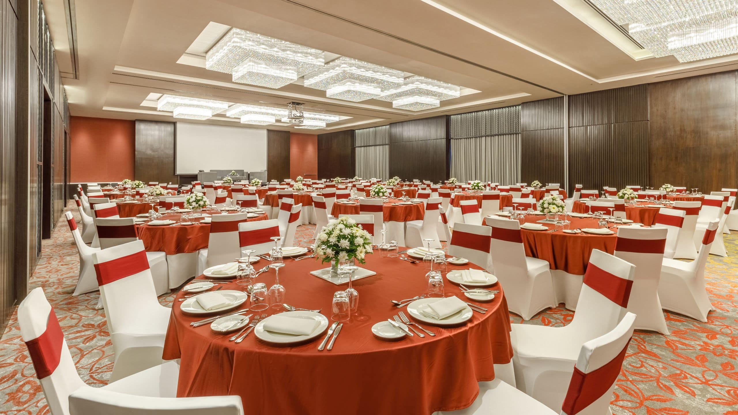 Hyatt Centric Soalteemode Kathmandu Ballroom Tables