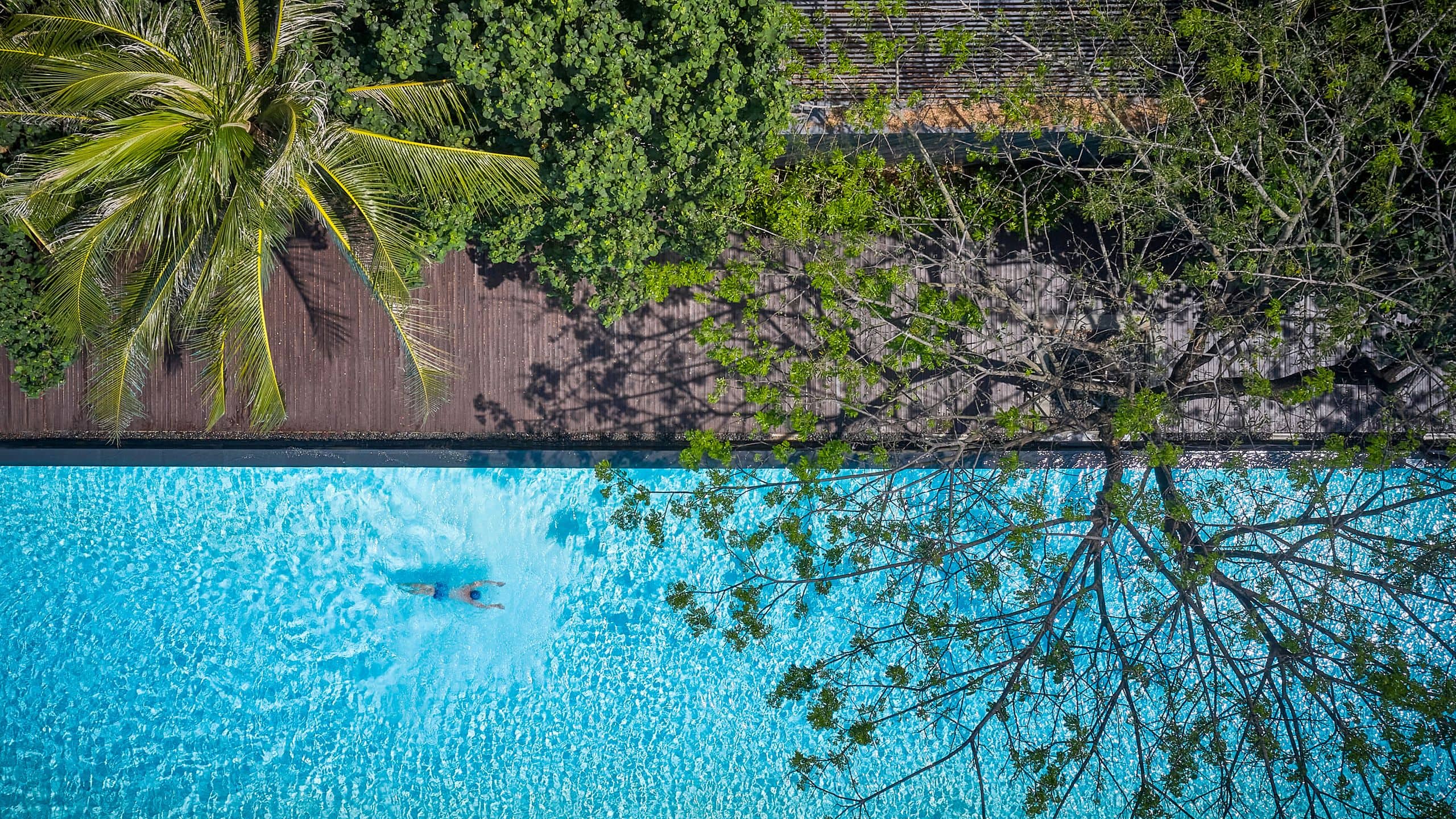 Park Hyatt Sanya Sunny Bay Resort Swimming Pool Overhead