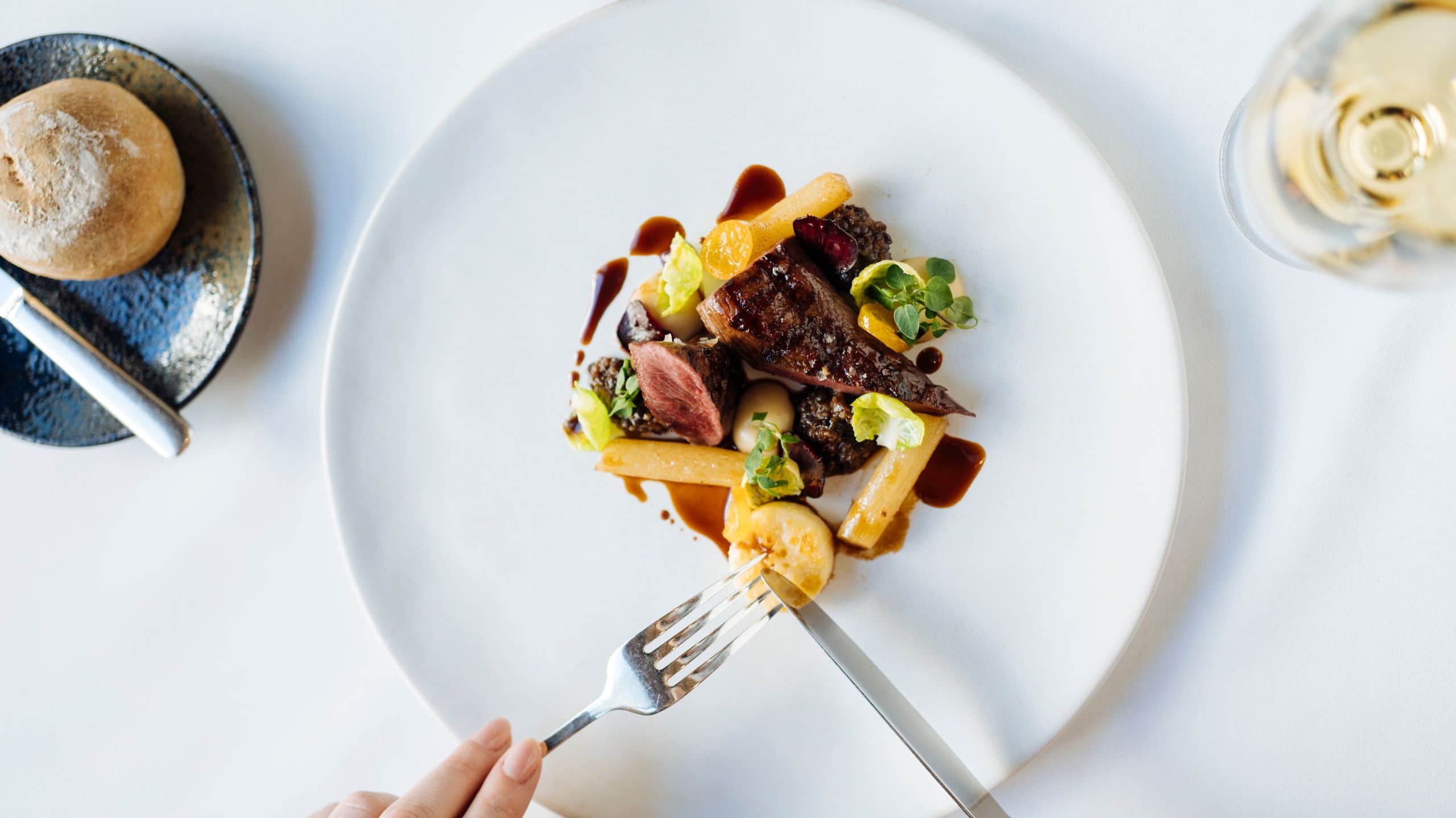 2 of 6 Park Hyatt Zurich Parkhuus Business Lunch Deer