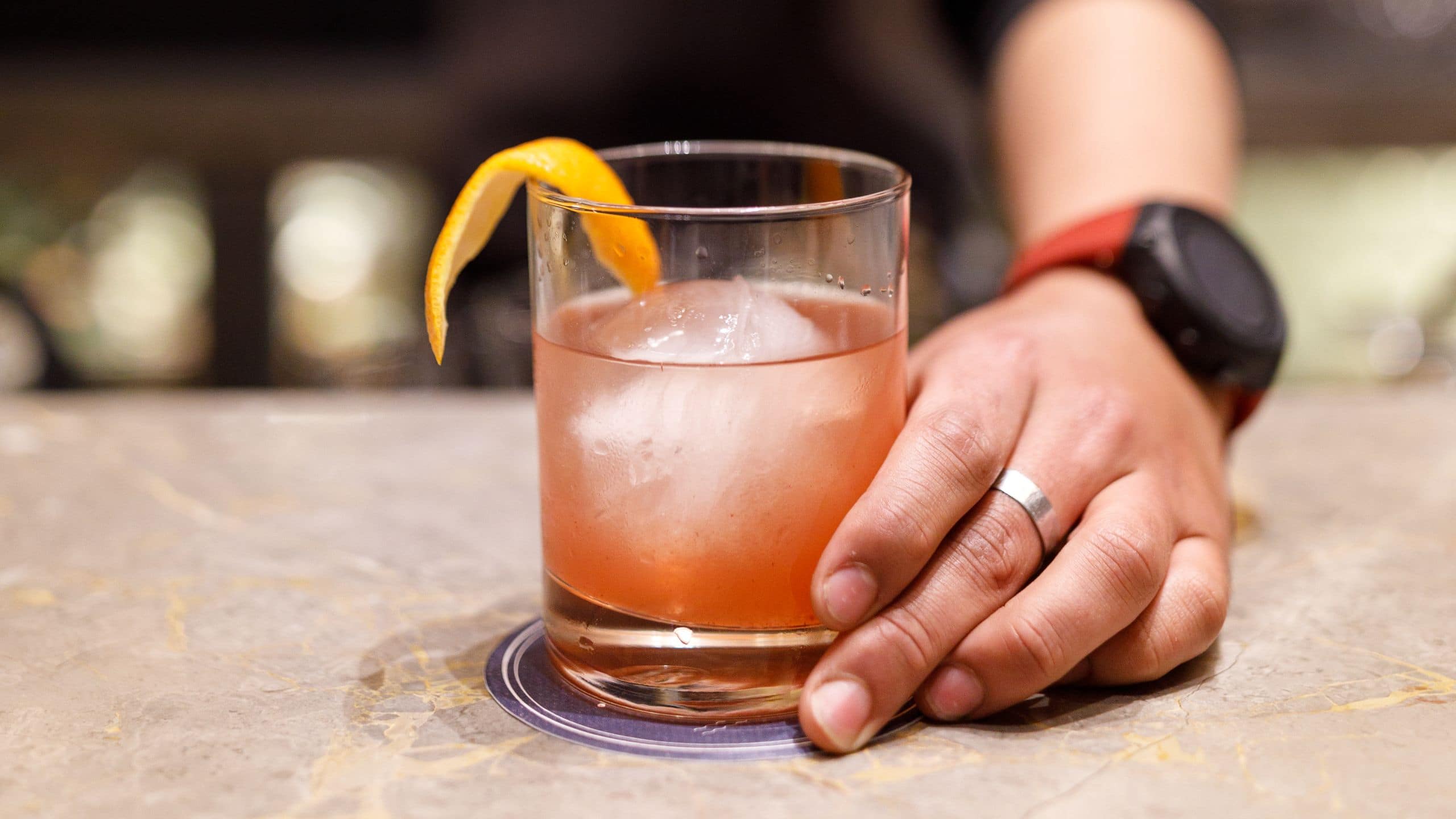 Hyatt Centric Soalteemode Kathmandu Bartender Cocktail Close-up