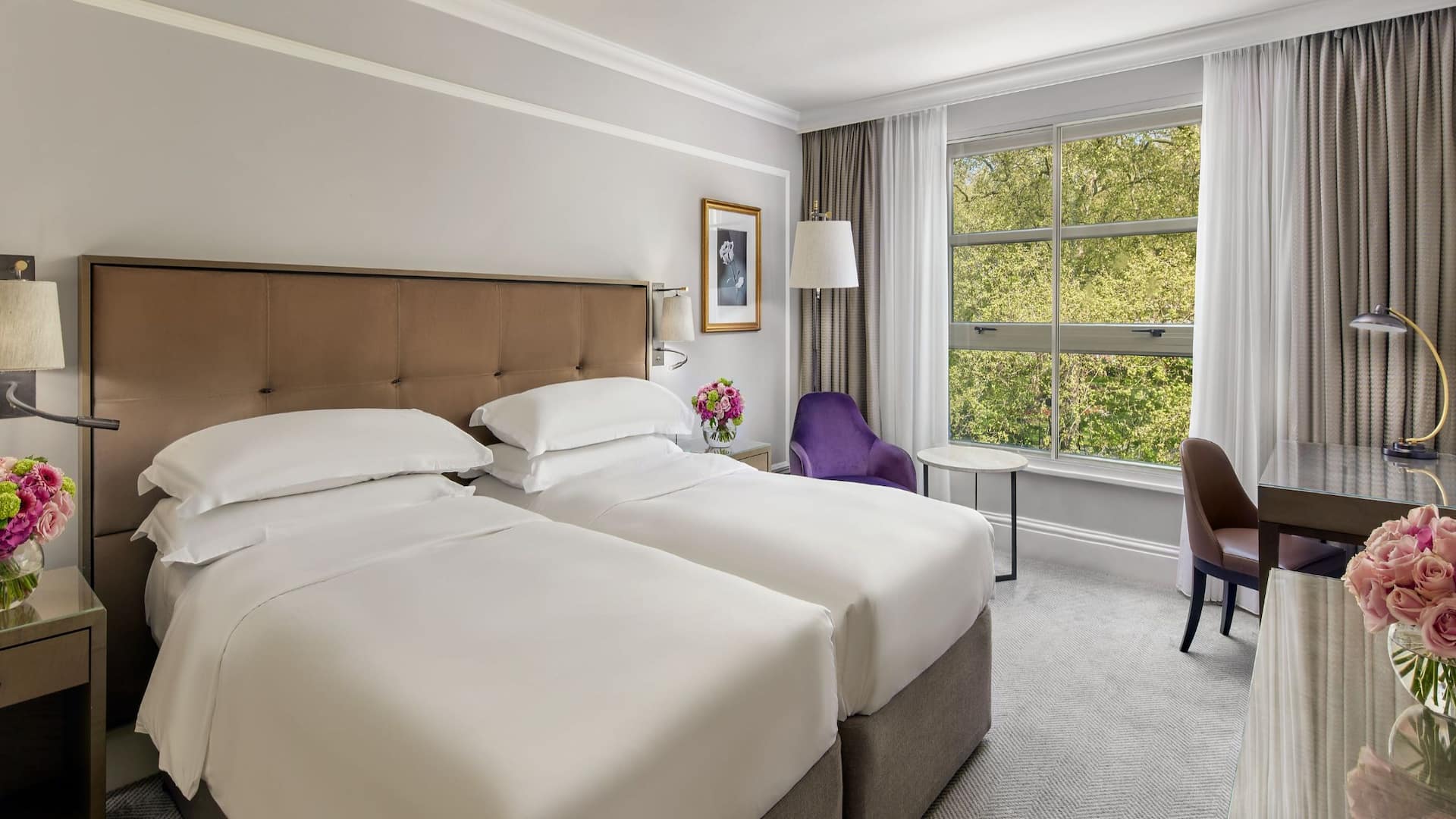 2 of 7 Hyatt Regency London - The Churchill Twin Garden View Guestroom
