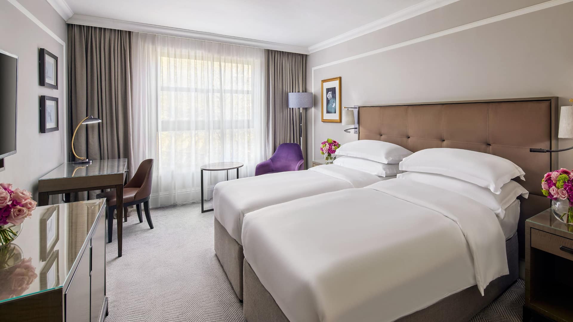 1 of 5 Hyatt Regency London - The Churchill Twin Standard Guestroom Window