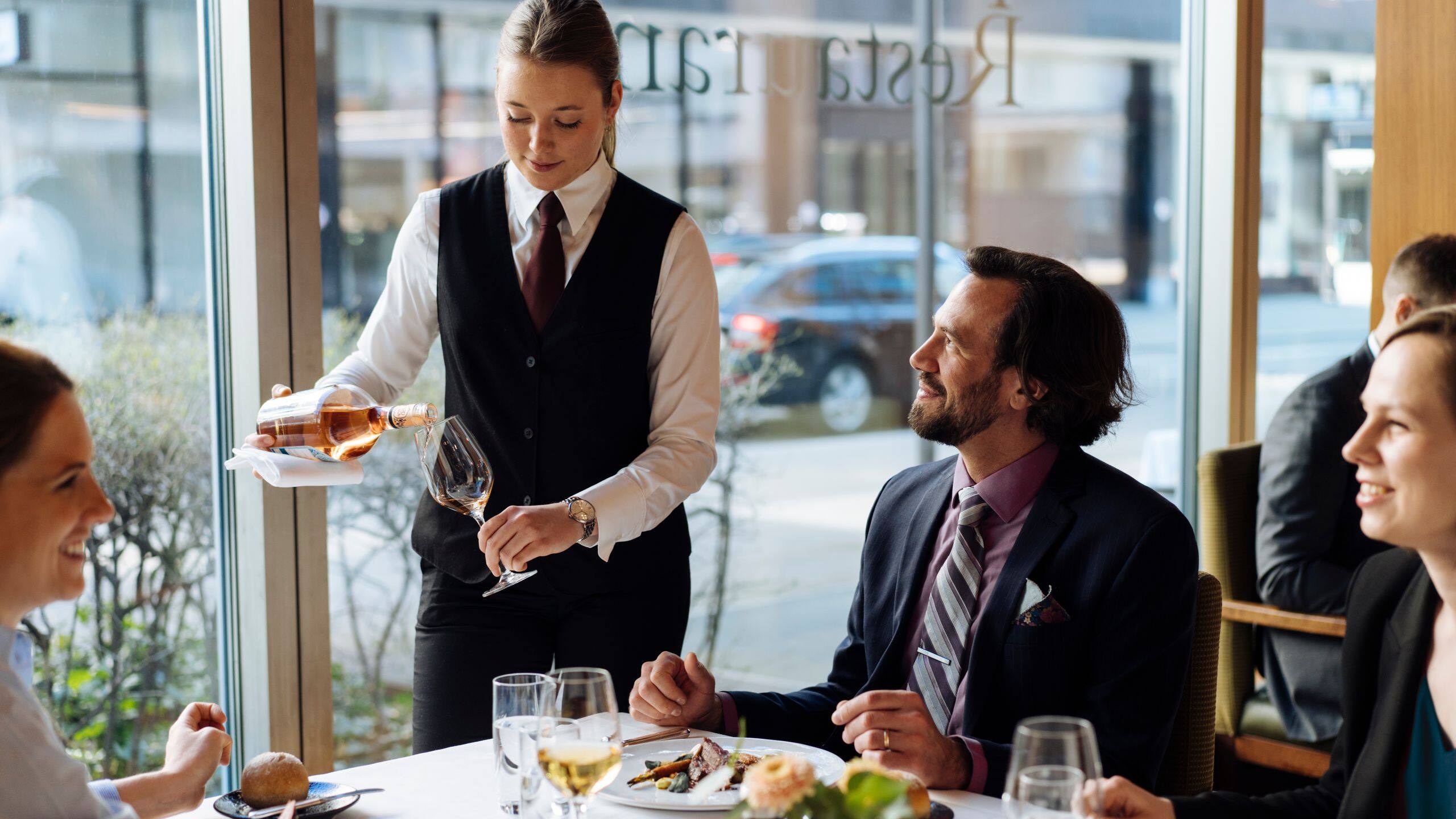 3 of 6 Park Hyatt Zurich Parkhuus Business Lunch Server