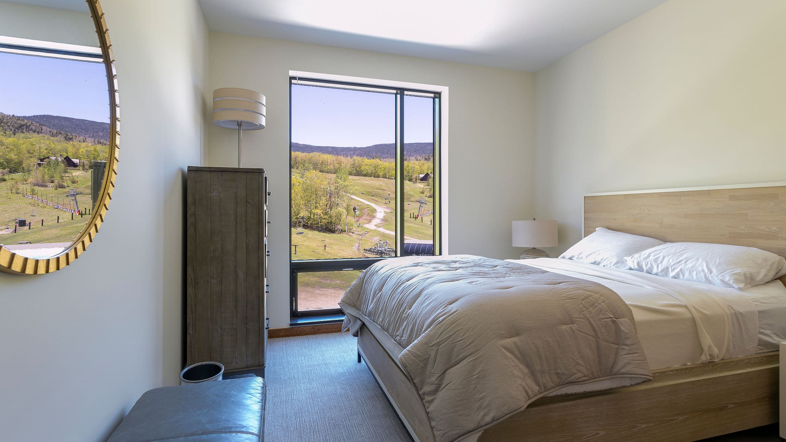 4 of 4 The Lodge at Spruce Peak Guestroom Bed Window