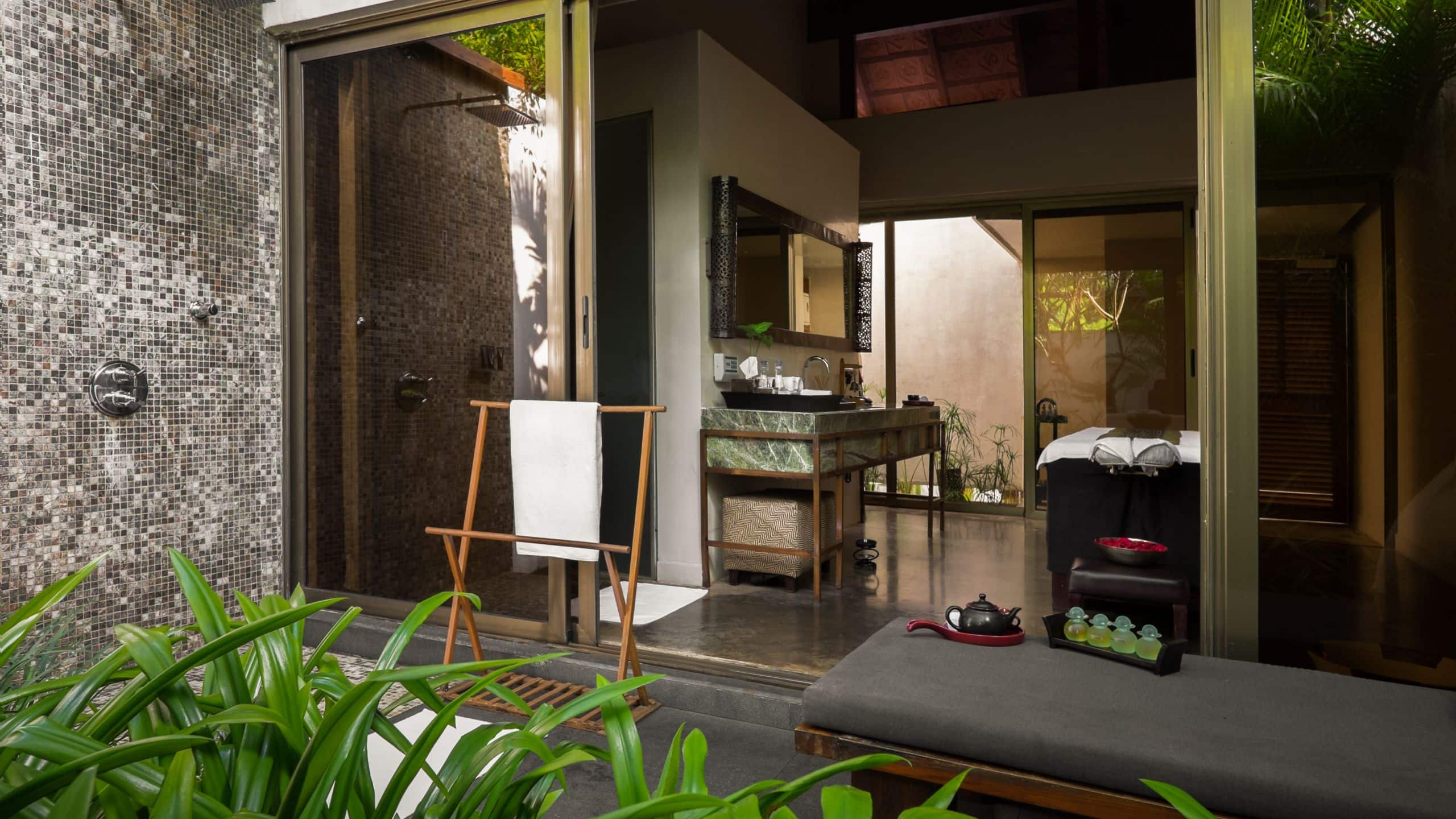 Alila Diwa Goa Spa Open Shower