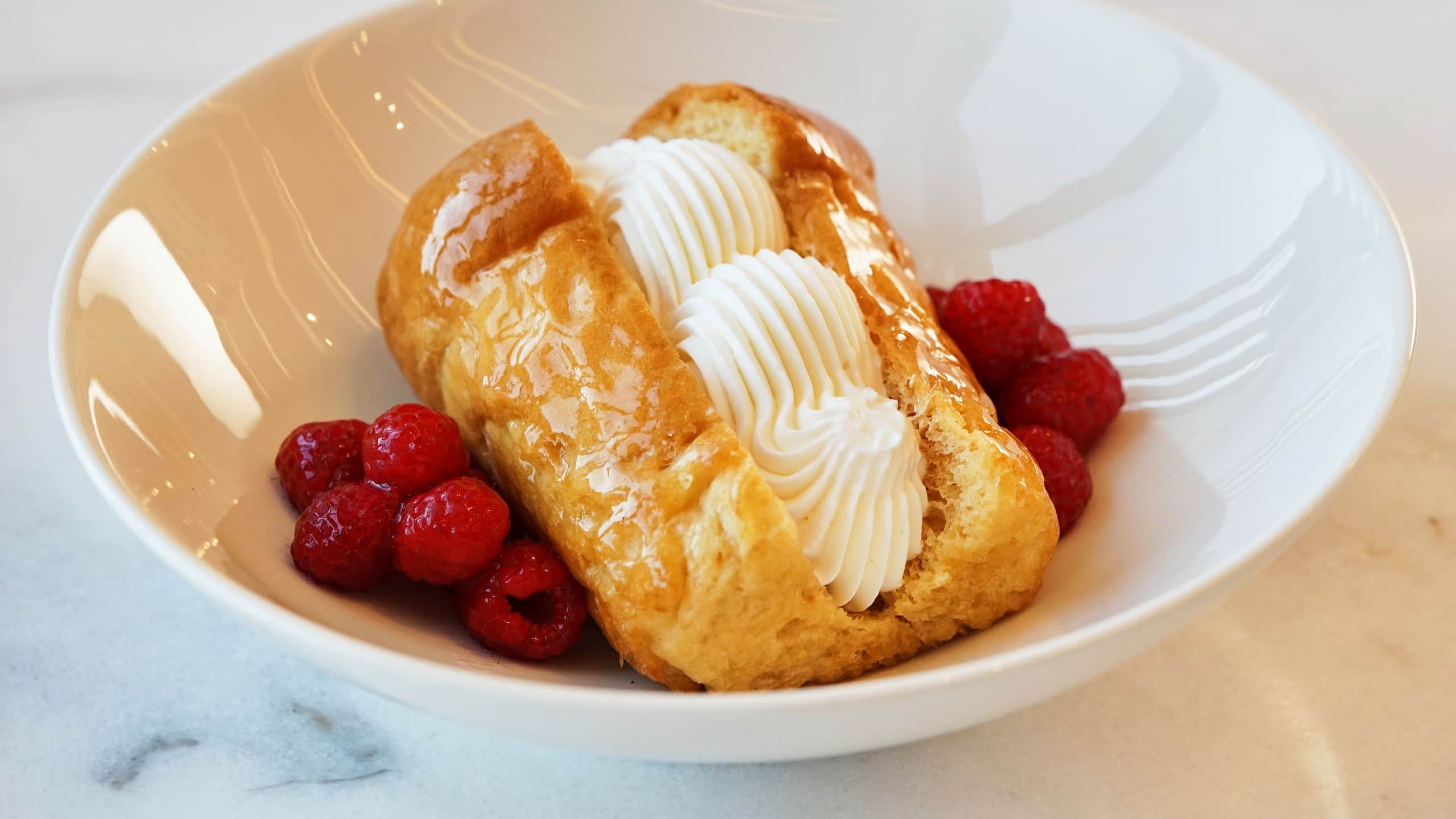 Hyatt Centric Jumeirah Dubai Eunoia Rum Baba Pastry Raspberries