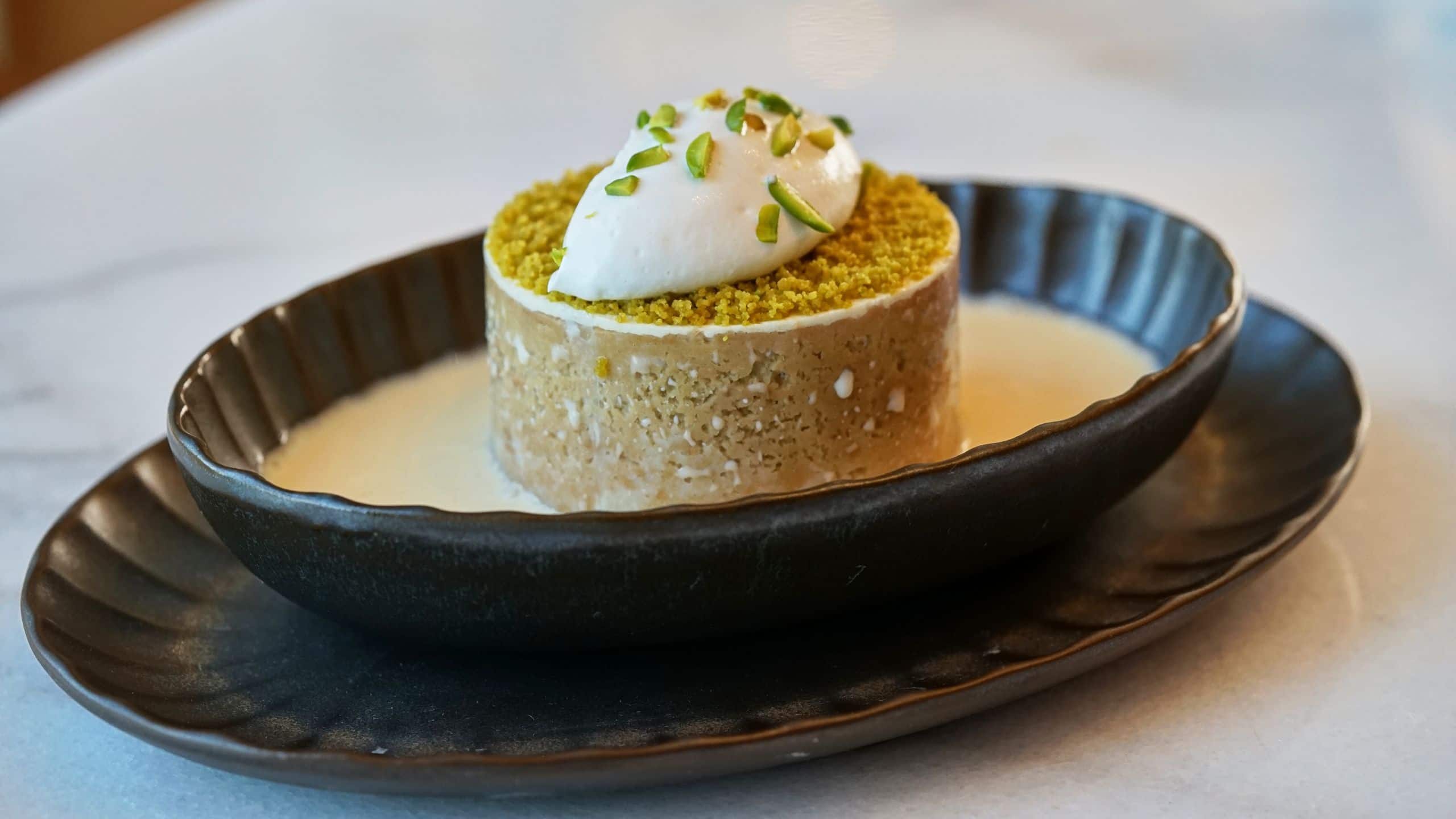 Hyatt Centric Jumeirah Dubai Eunoia Pistachio Milk Cake