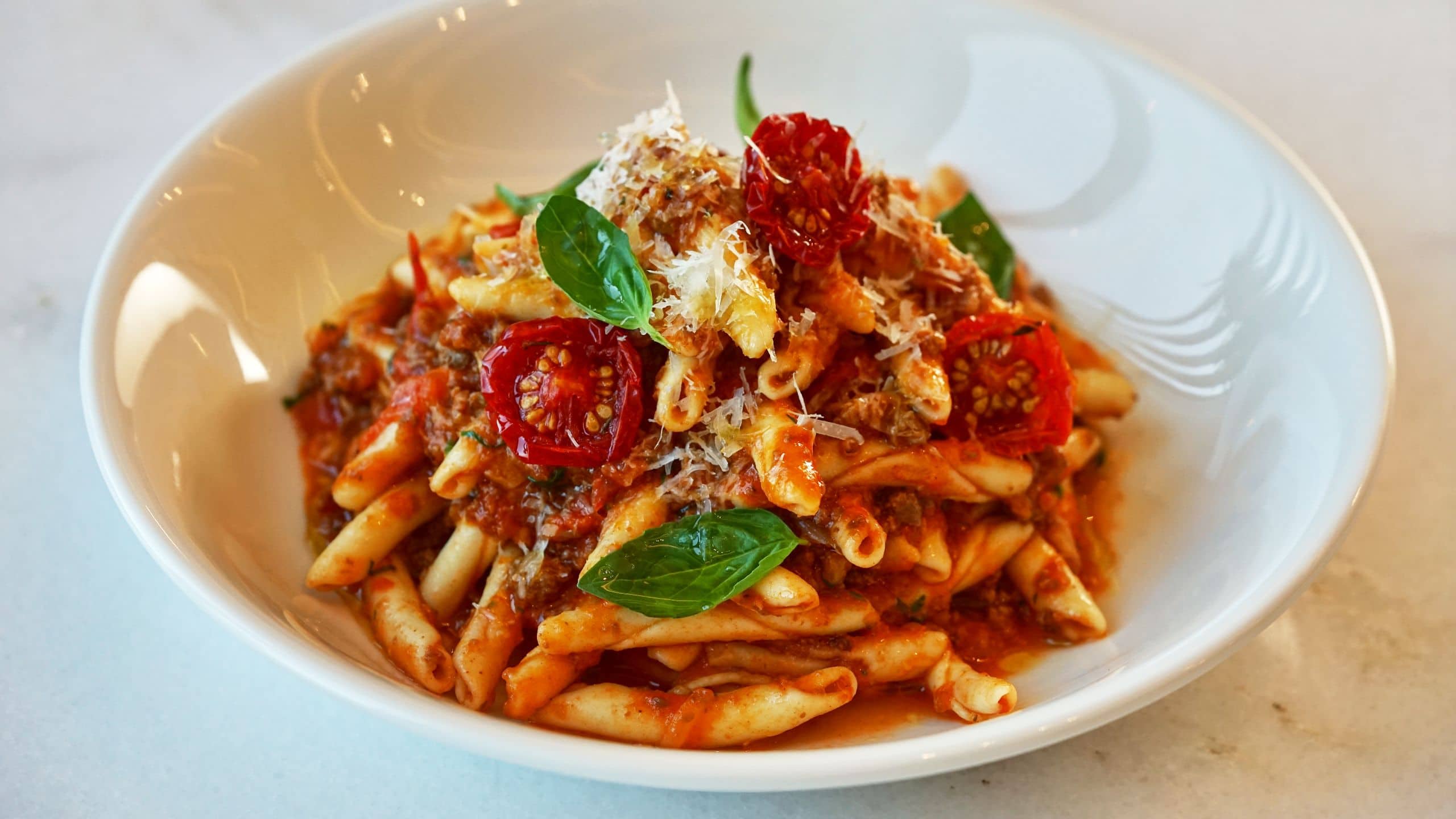 Hyatt Centric Jumeirah Dubai Eunoia Strozzapreti Bolognese Sauce