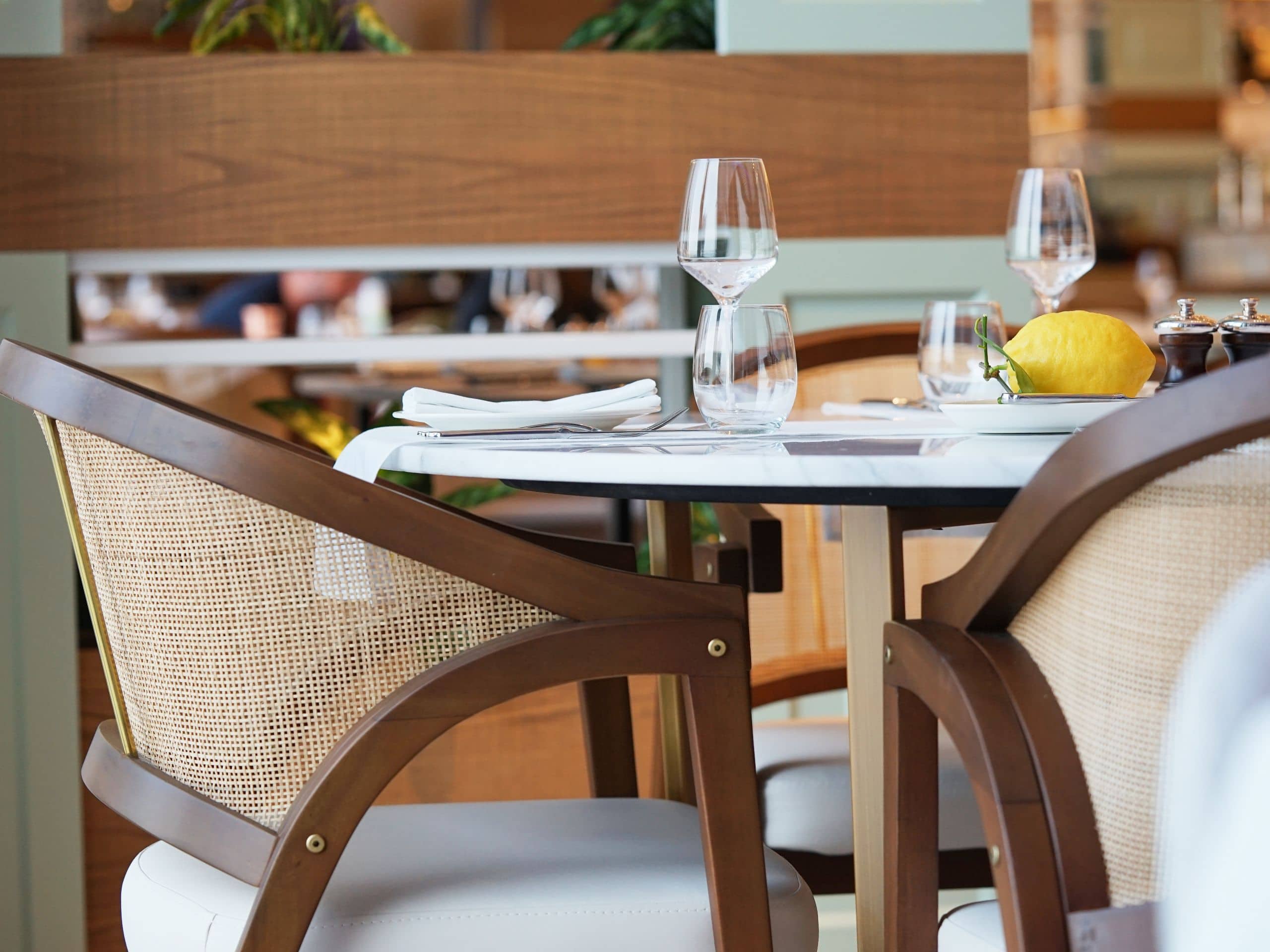 Hyatt Centric Jumeirah Dubai Eunoia Dining Table Chair