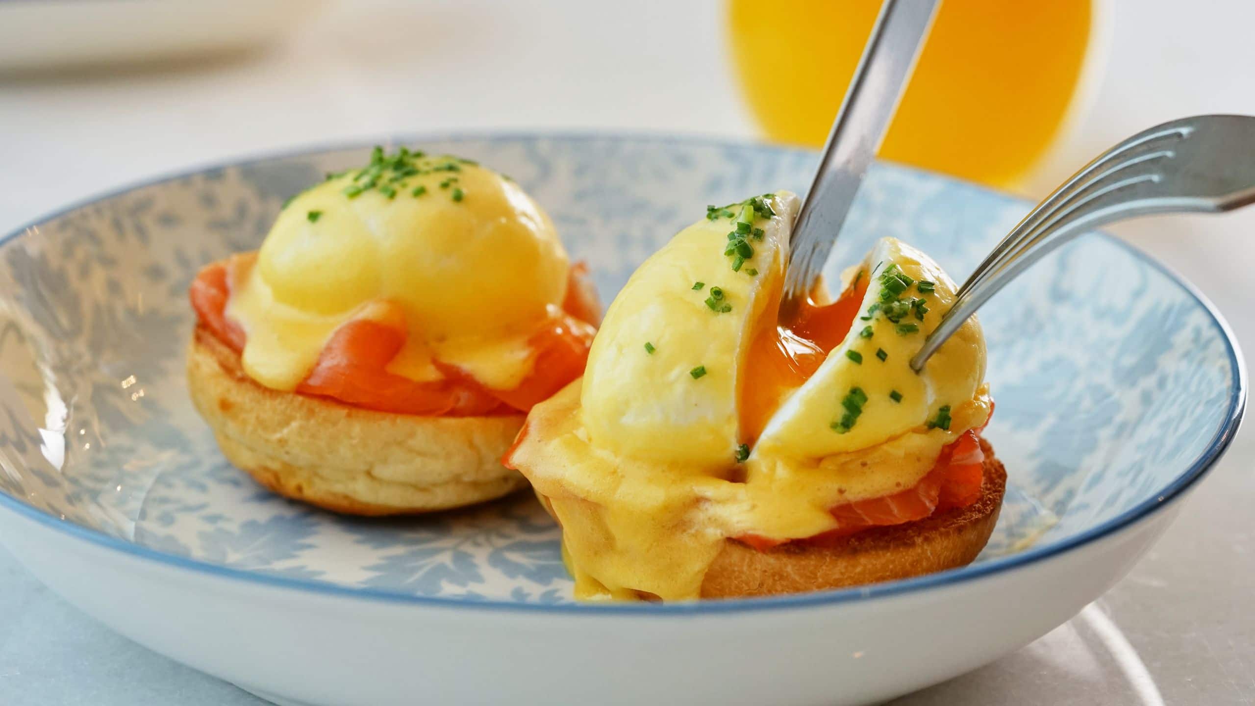 Hyatt Centric Jumeirah Dubai Eunoia Eggs Royale Salmon Chives
