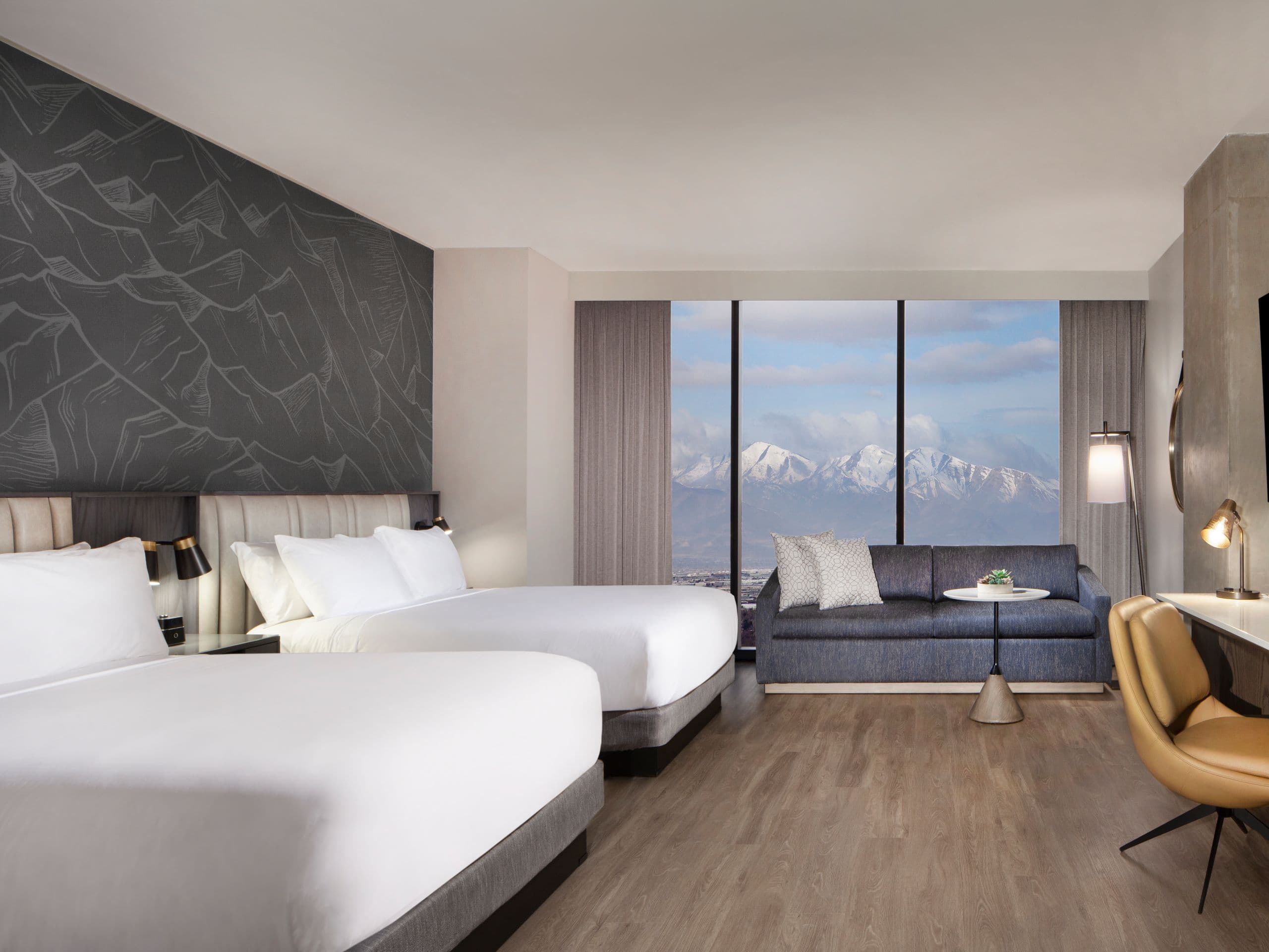 Two Queen Beds View