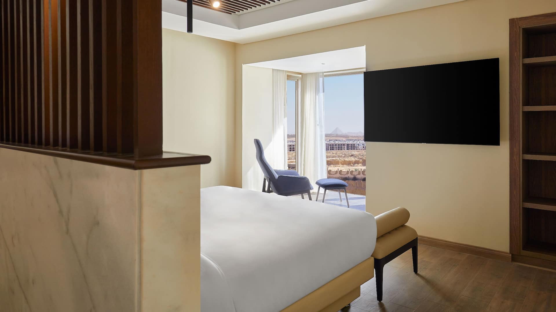 7 of 9 Hyatt Regency Cairo West Presidential Suite Bedroom Terrace View