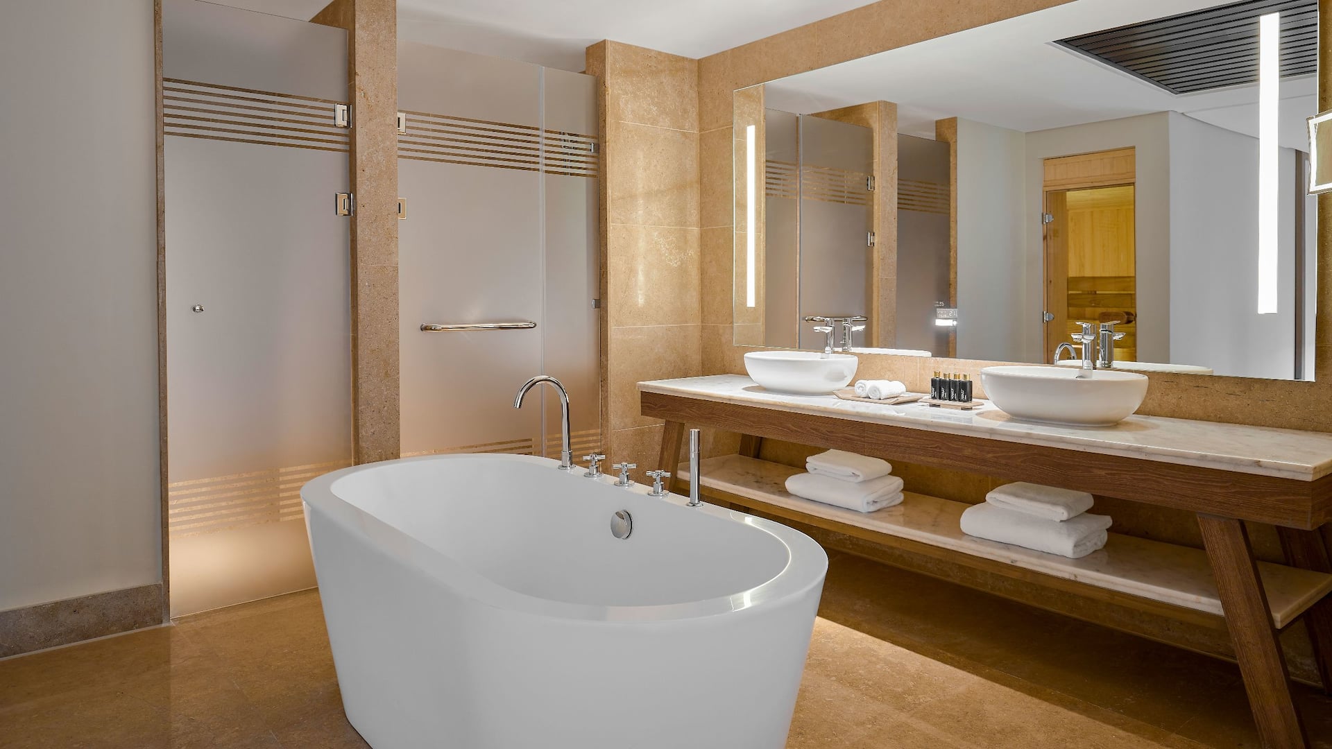 8 of 9 Hyatt Regency Cairo West Presidential Suite Bathroom Tub