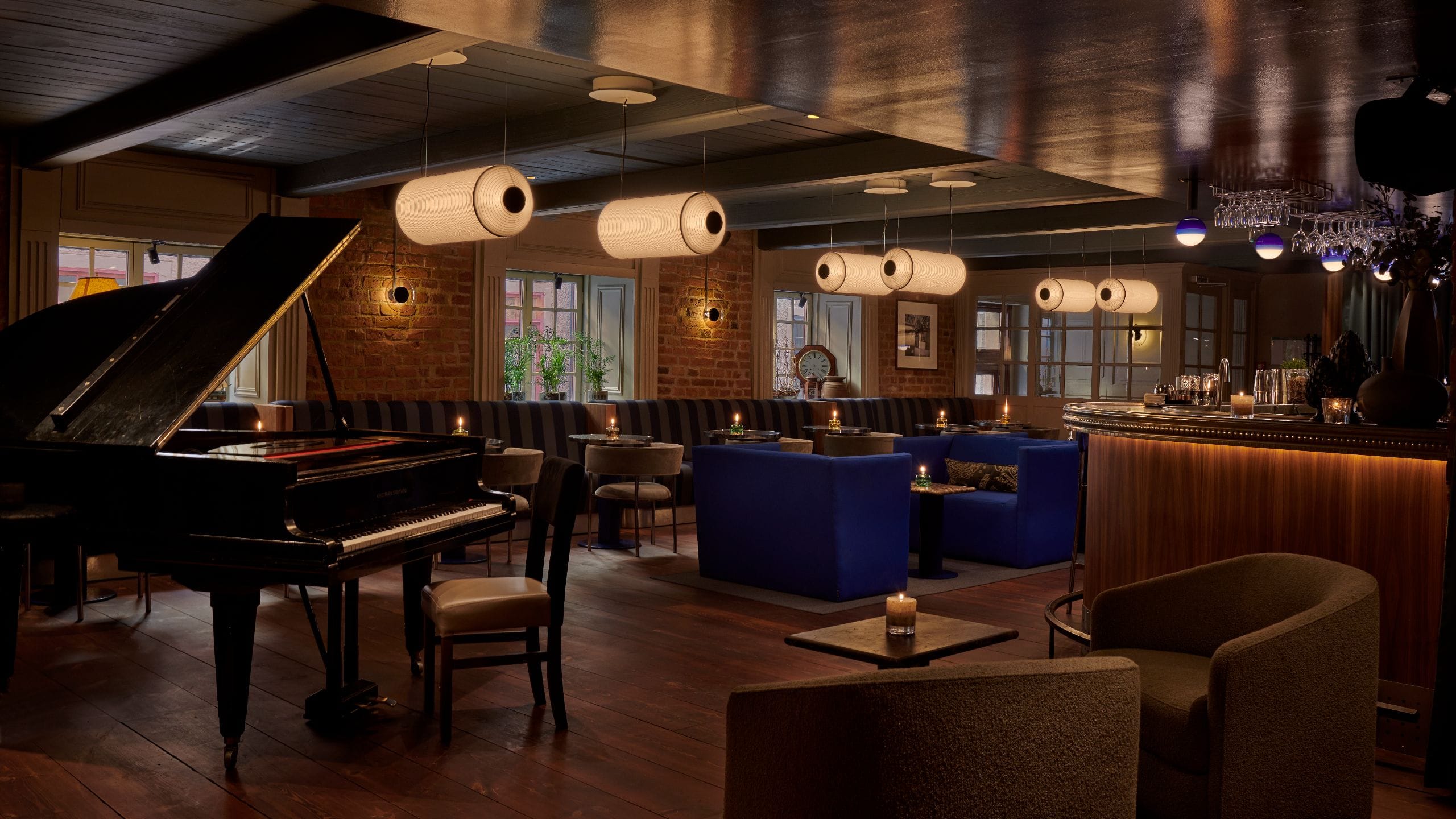 Hôtel Reisen Brahe Bar Seating Piano