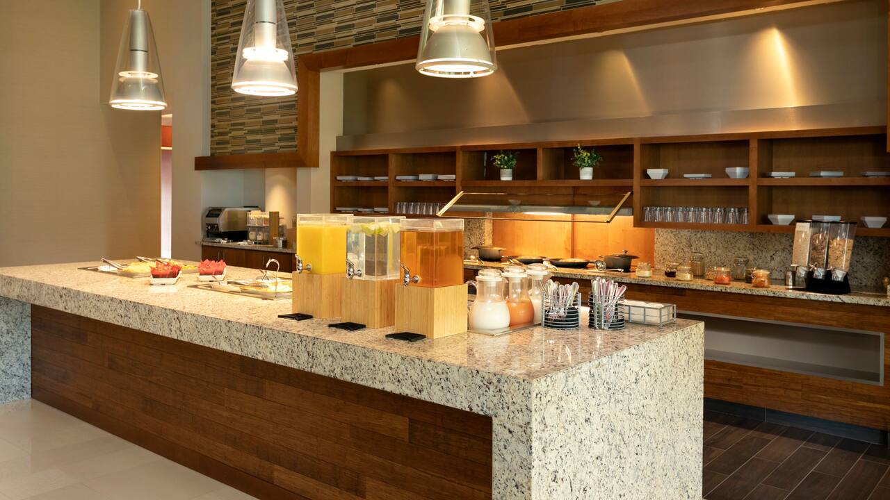 Breakfast Buffet Setup