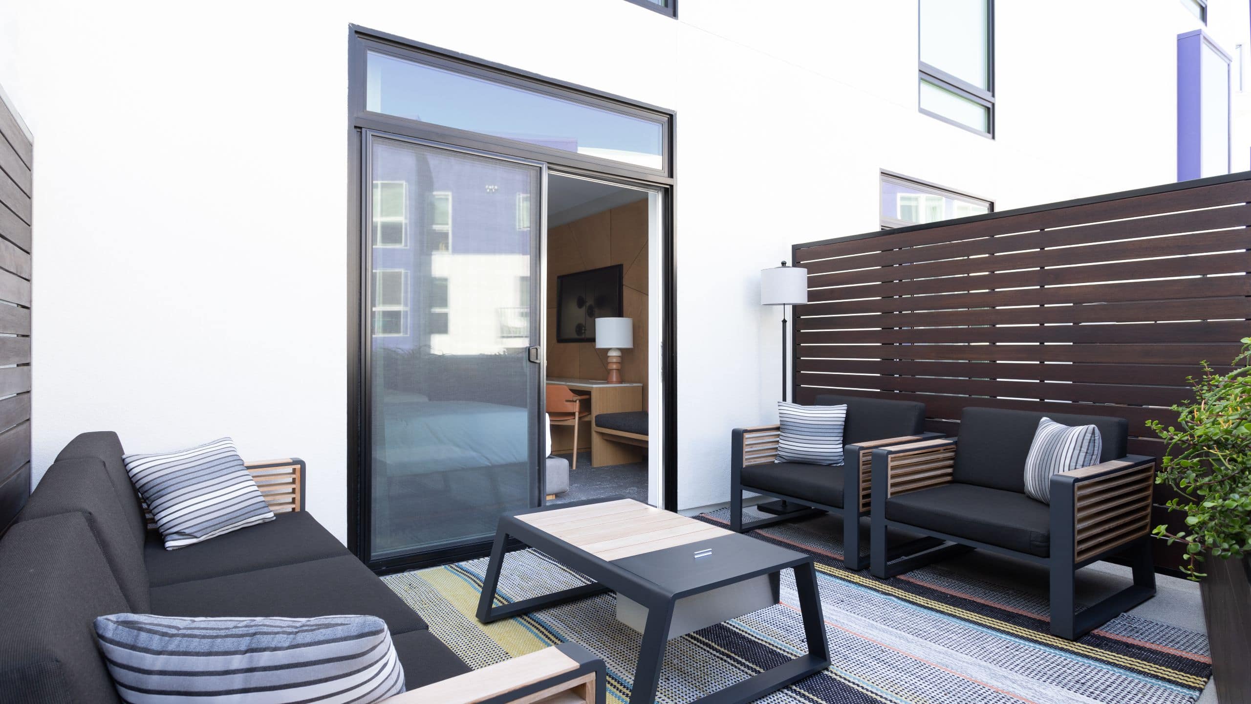 The Shay Two Queen Guestroom Patio