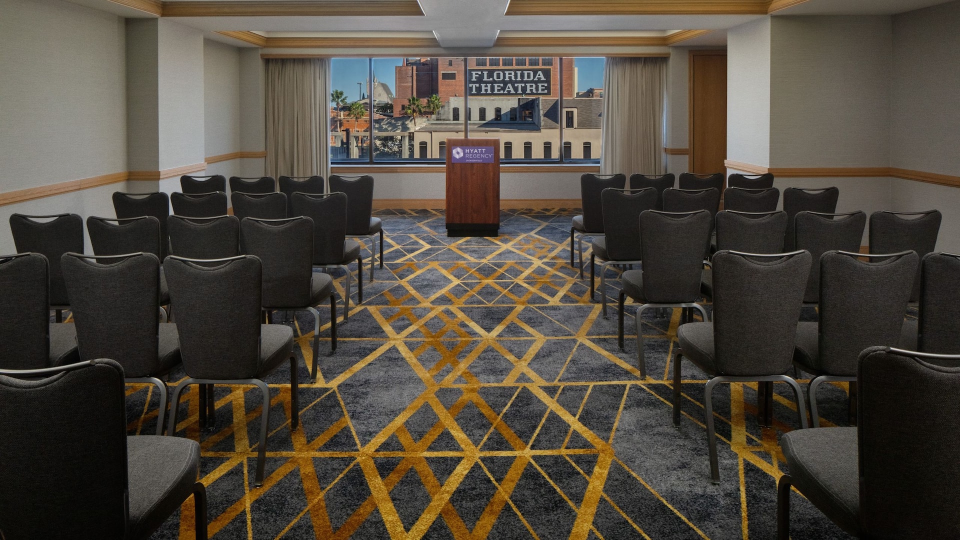 Hyatt Regency Jacksonville Riverfront Meeting Room Theater Seating Setup