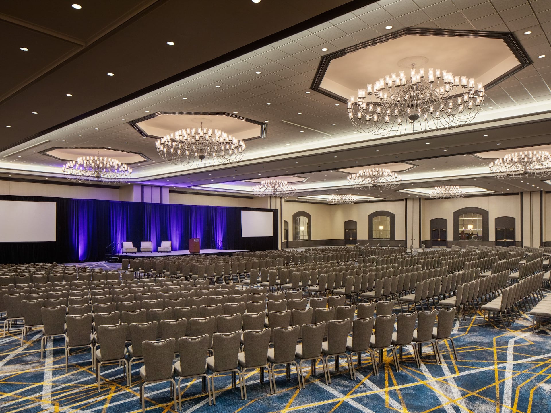 Hyatt Regency Jacksonville Riverfront Grand Ballroom Theater Setup