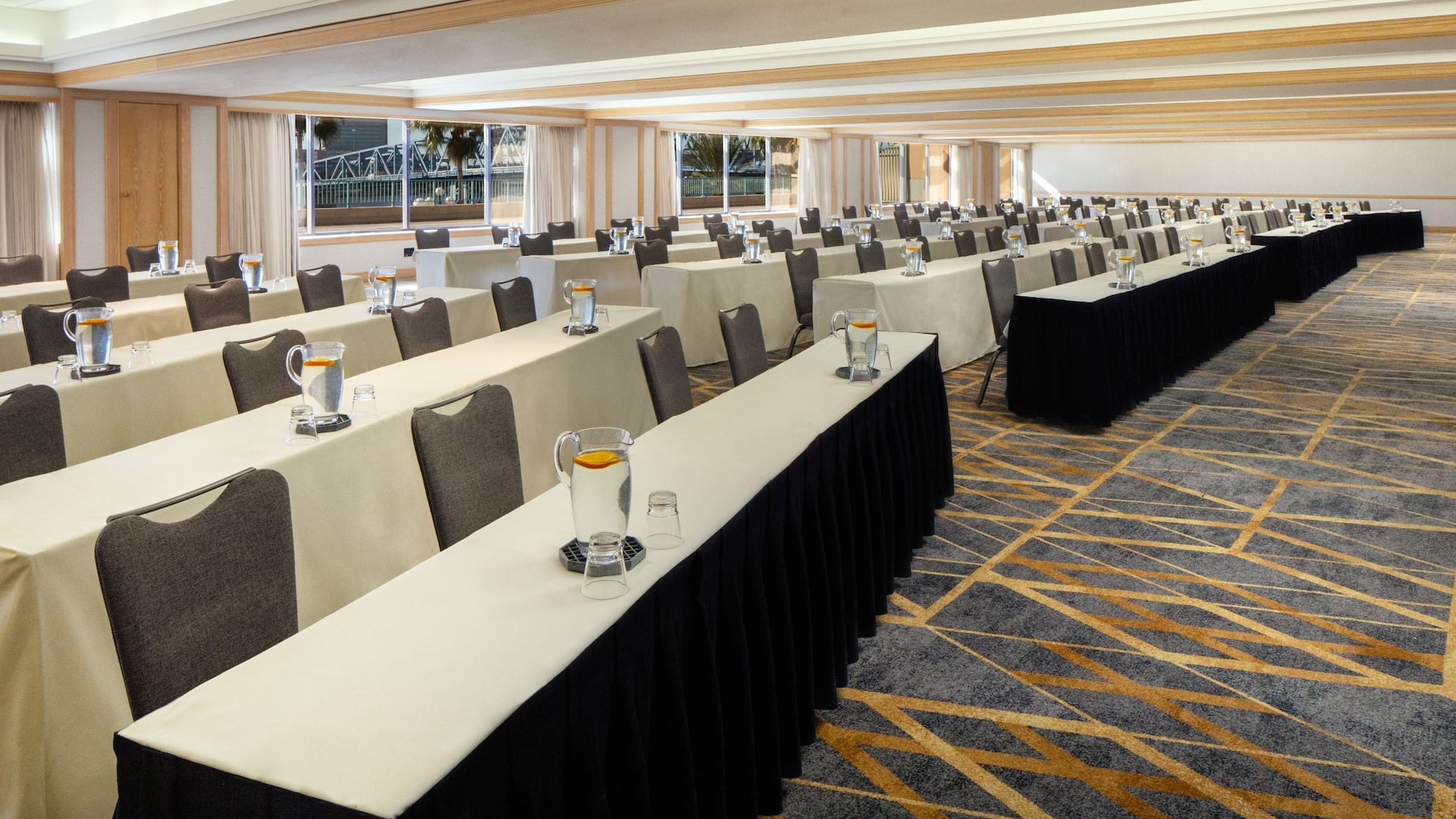 Hyatt Regency Jacksonville Riverfront River Terrace School Room Setup