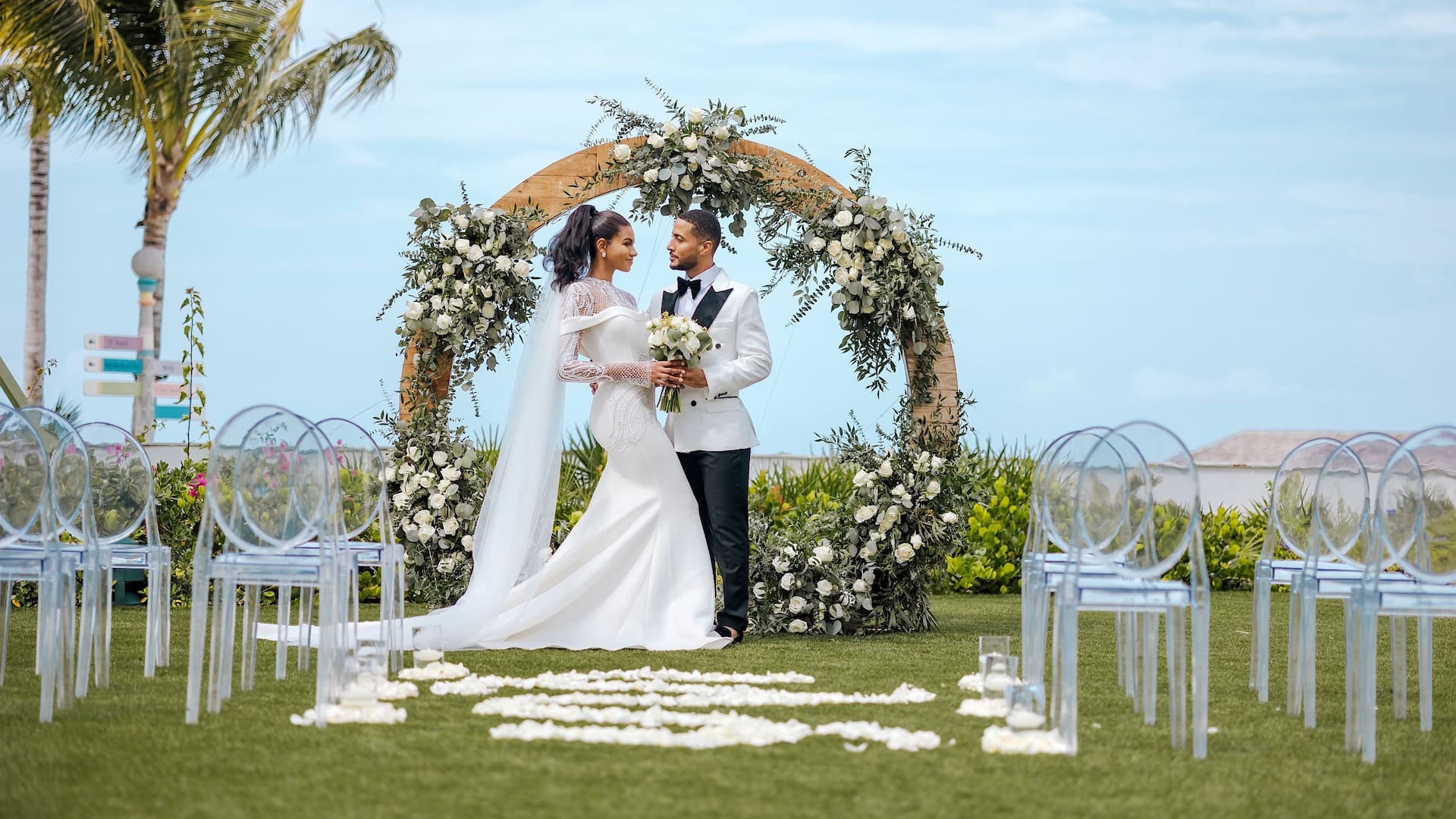 Grand Hyatt Baha Mar Wedding Couple Ceremony