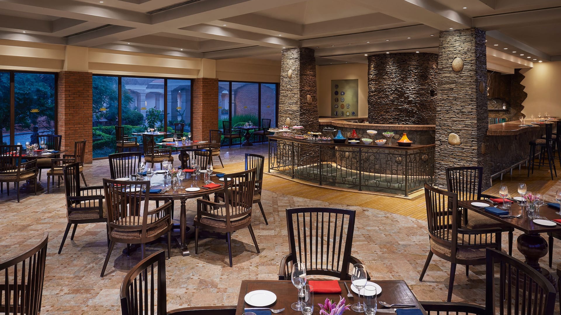 Hyatt Regency Kathmandu Rox Restaurant Seating