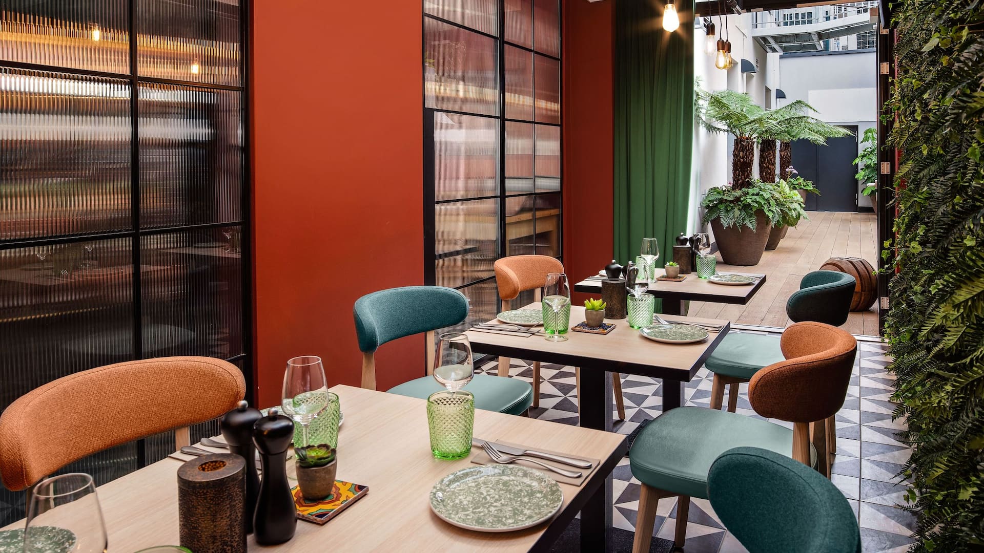 Hyatt Place London City East Zoom Orangery Seating