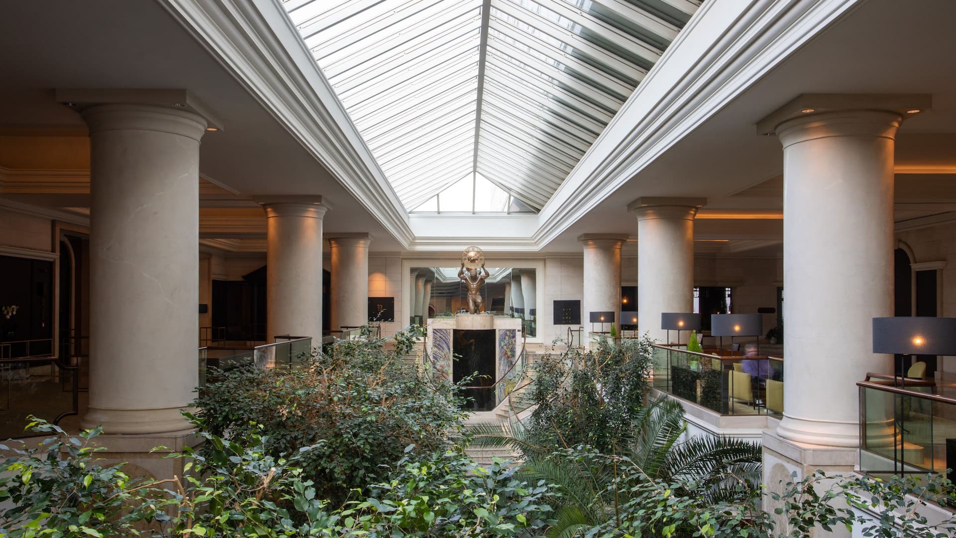 Hyatt Regency Belgrade Lobby Atrium Plants