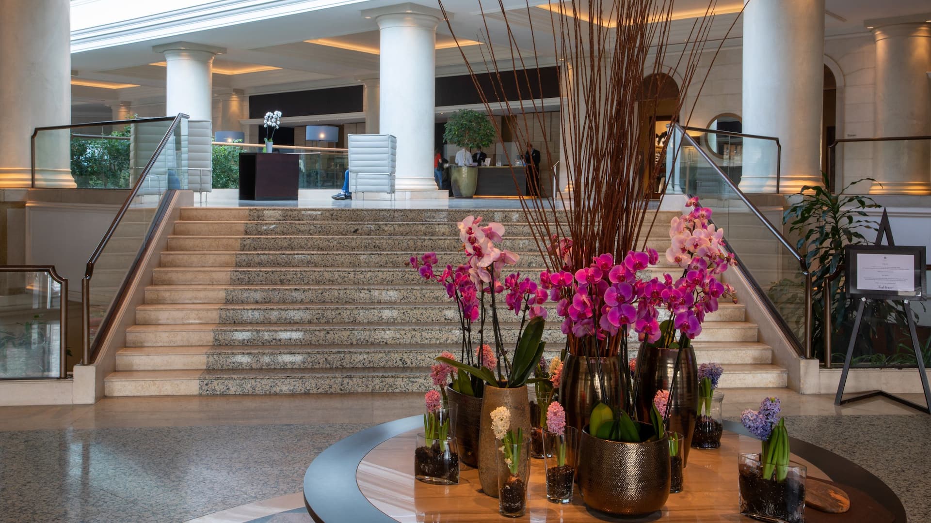Hyatt Regency Belgrade Lobby Entrance Stairs