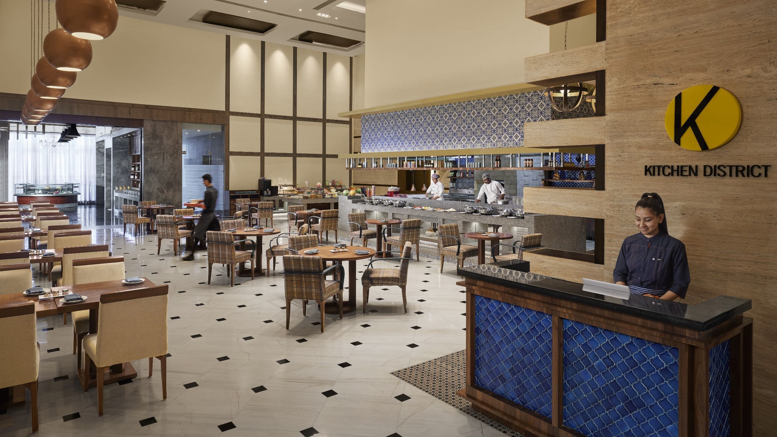 Hyatt Centric Janakpuri New Delhi Kitchen District with Staff