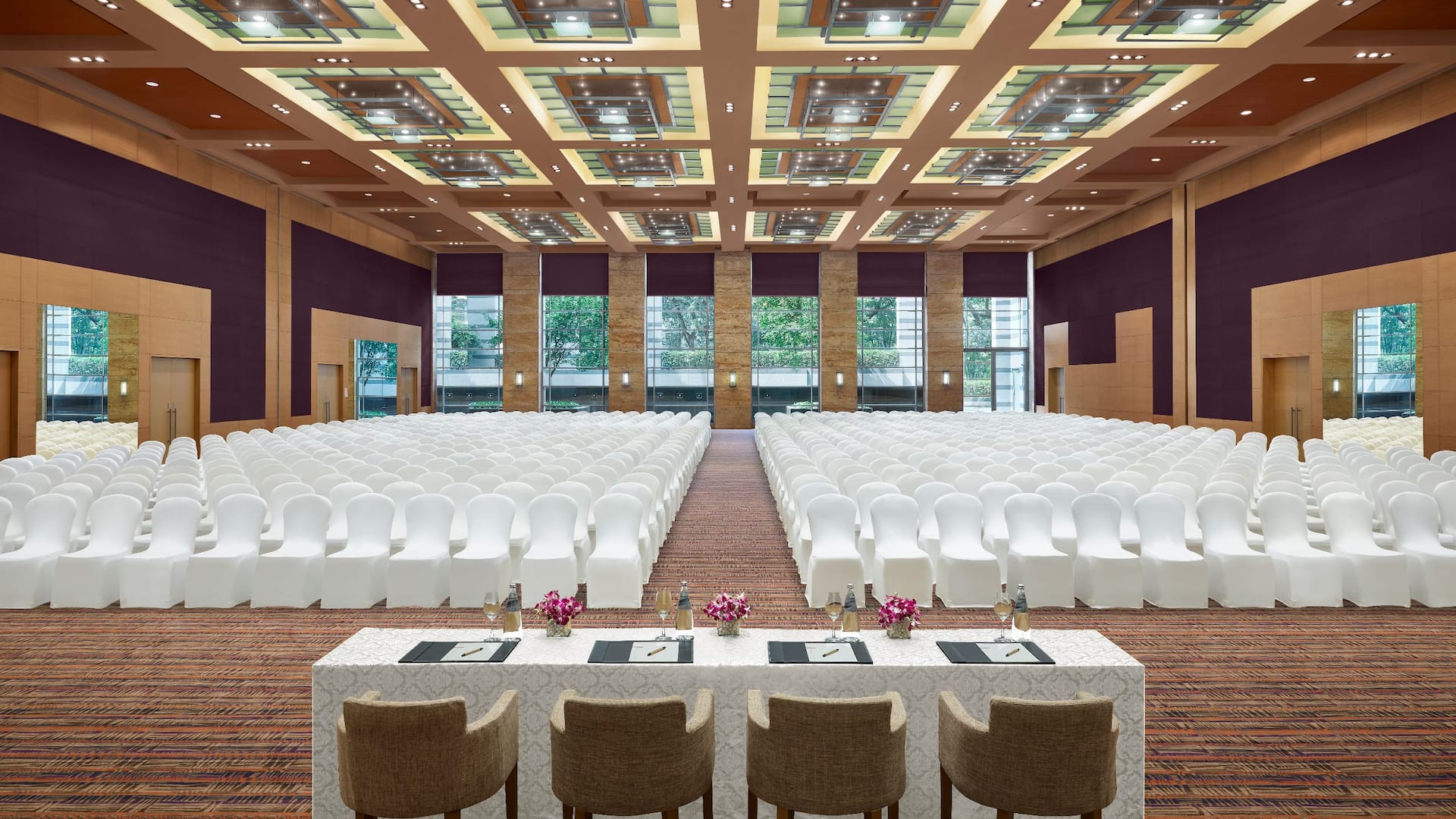 Grand Hyatt Mumbai Hotel & Residences Ballroom Theatre White Seating
