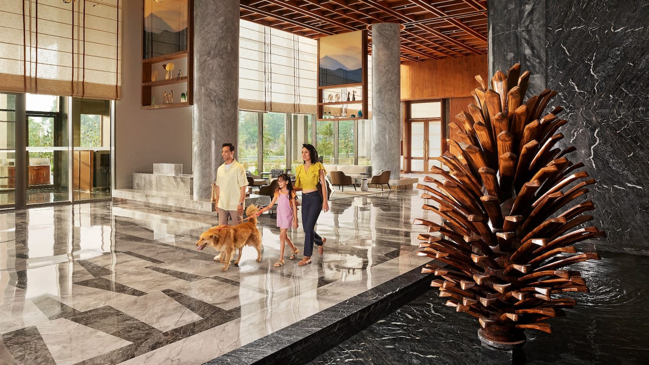 Family Lobby Arrival
