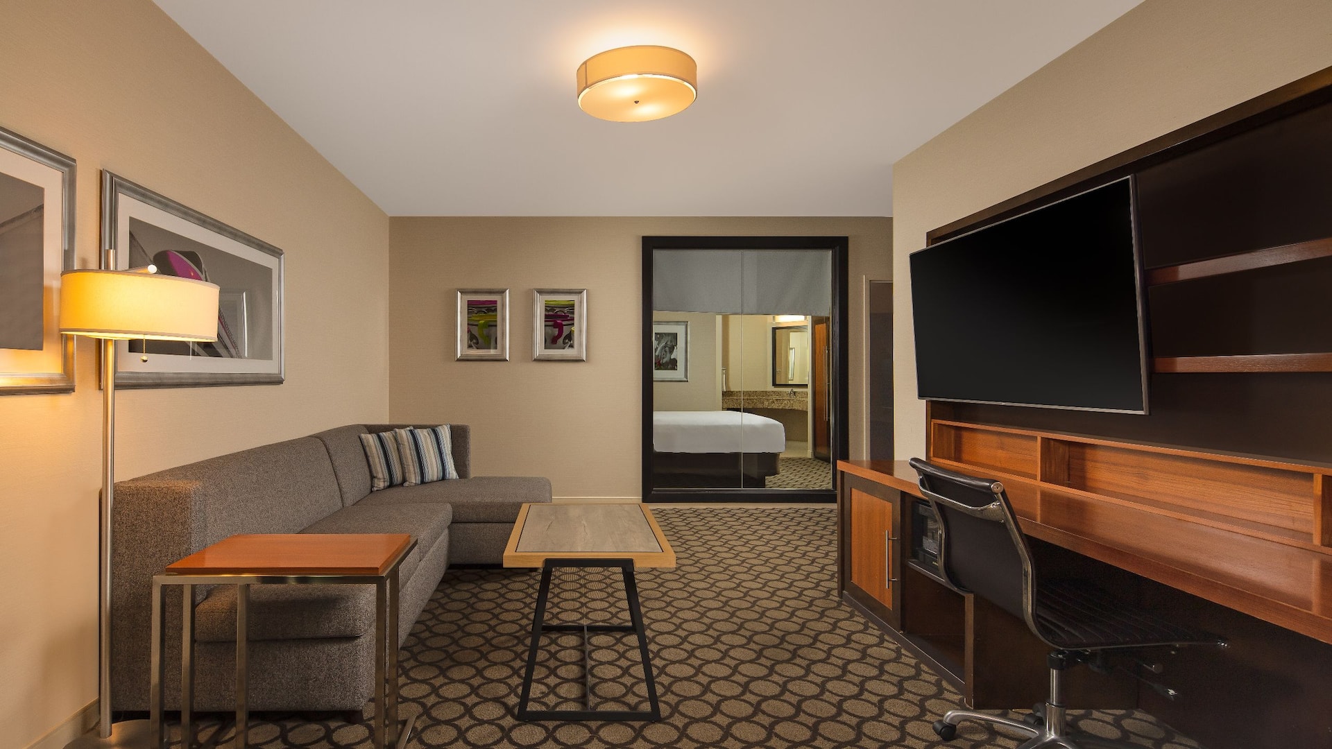 Hyatt Regency Orange County Two Bedroom King Suite Living Room