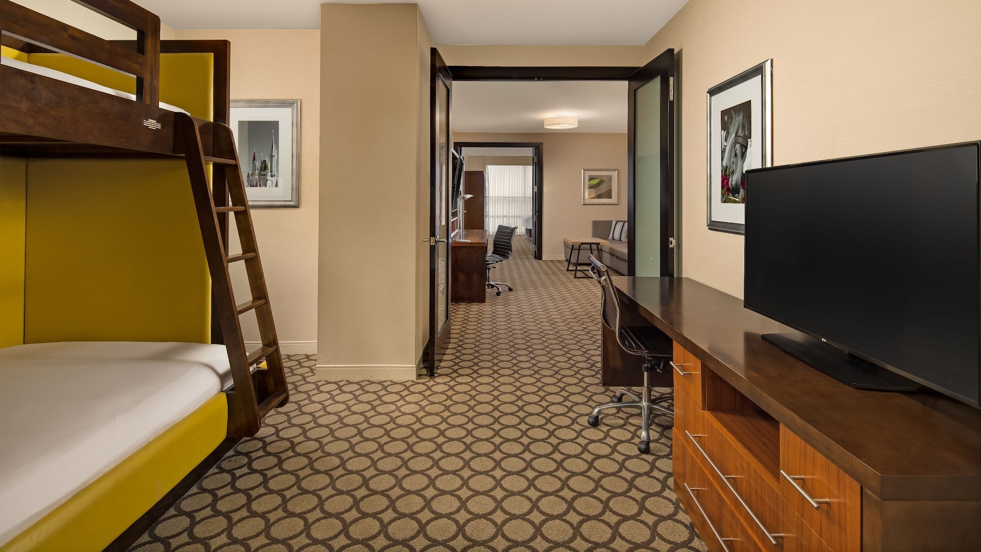 Hyatt Regency Orange County Family Vip Suite Kids Room Entrance