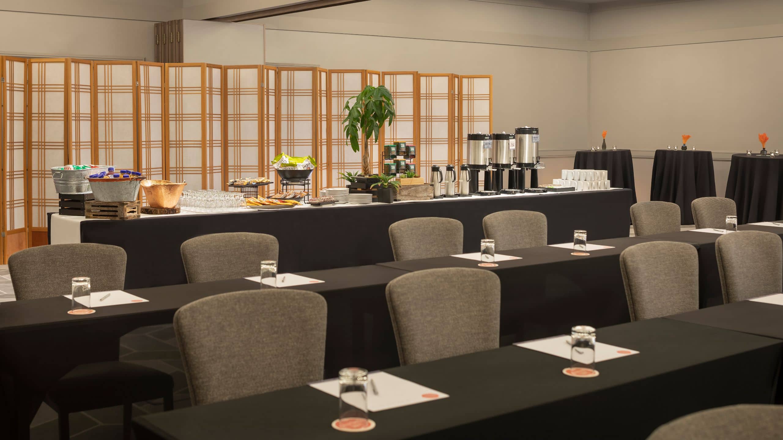 Hotel Kabuki Sakura Coffee Snacks Meeting Tables