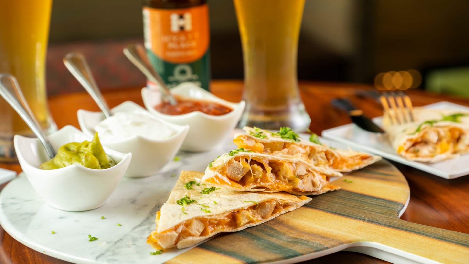 Hyatt Place Bayamón Chicken Quesadilla Toppings Beer