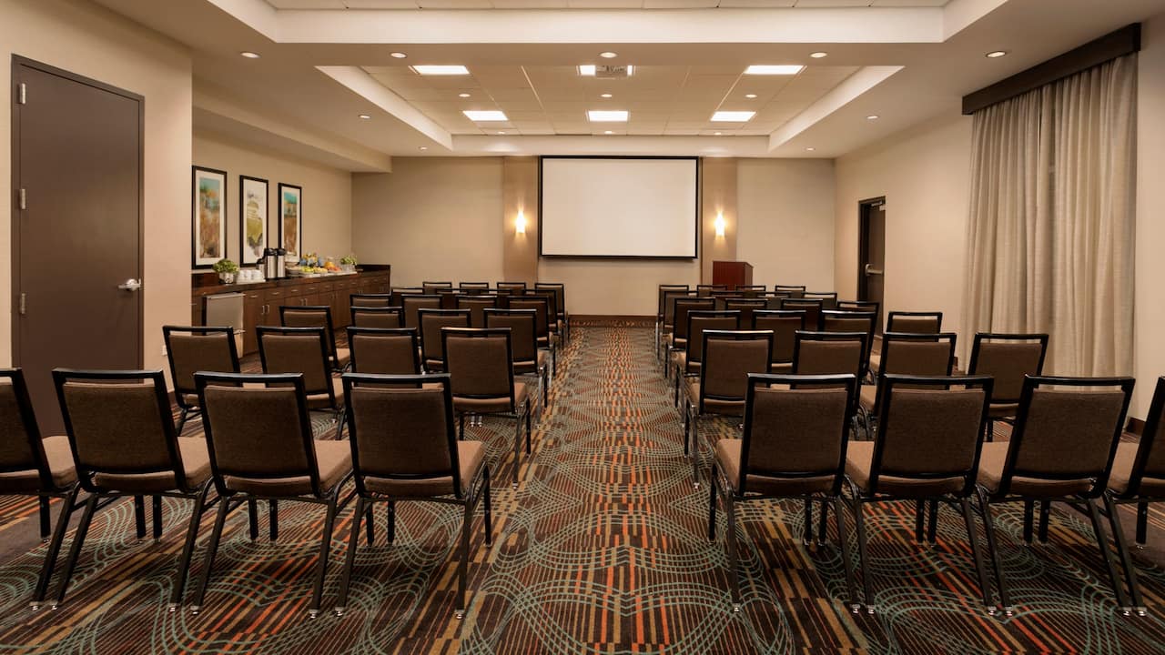 Event Space Theater Setup Projection Screen