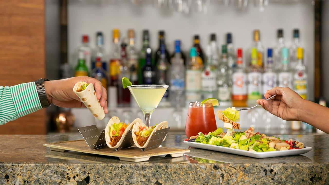 Tacos Chicken Salad Cocktails Eating