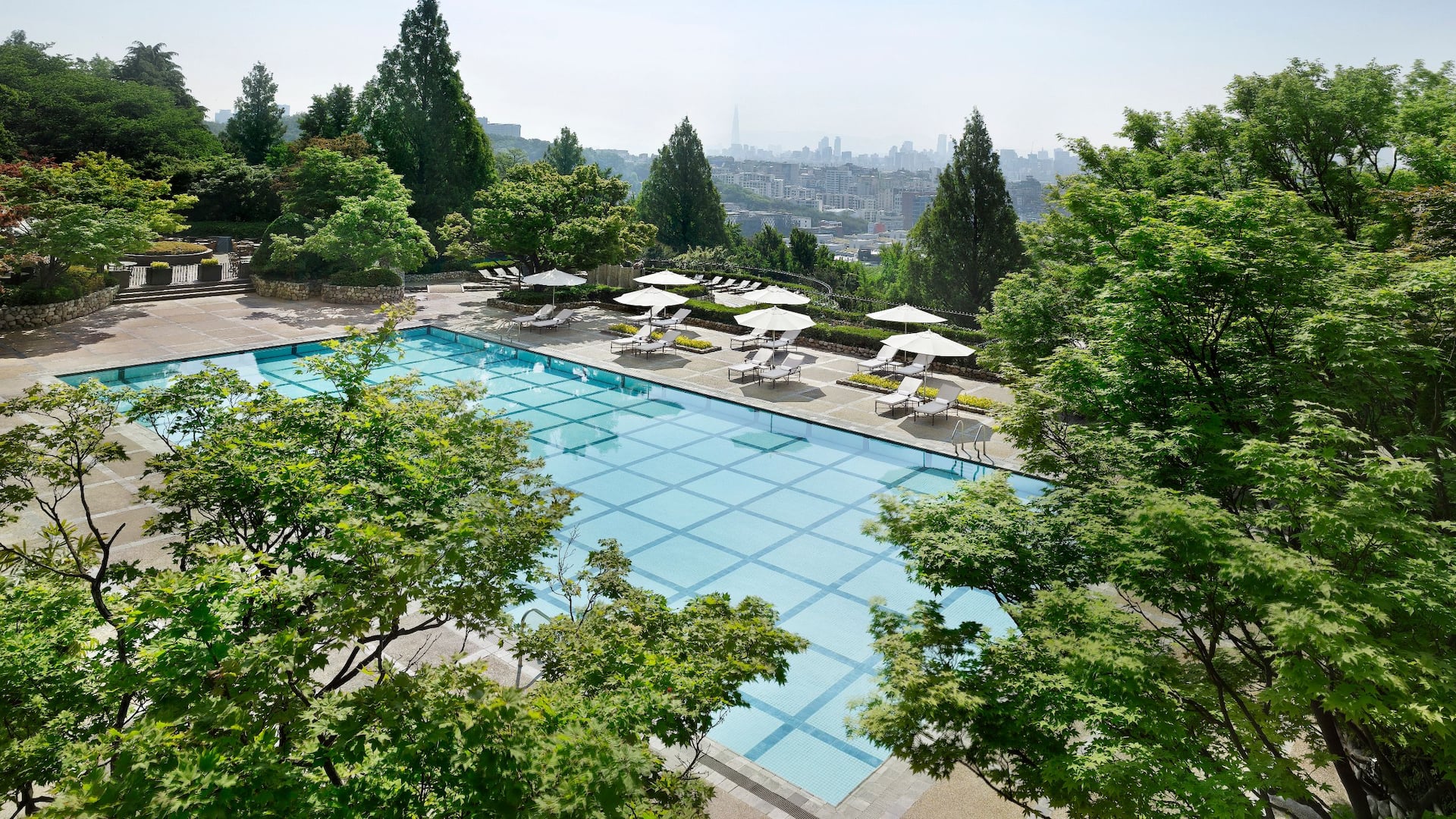 Grand Hyatt Seoul Grand Hyatt Seoul Swimming Pool From Paris Bar